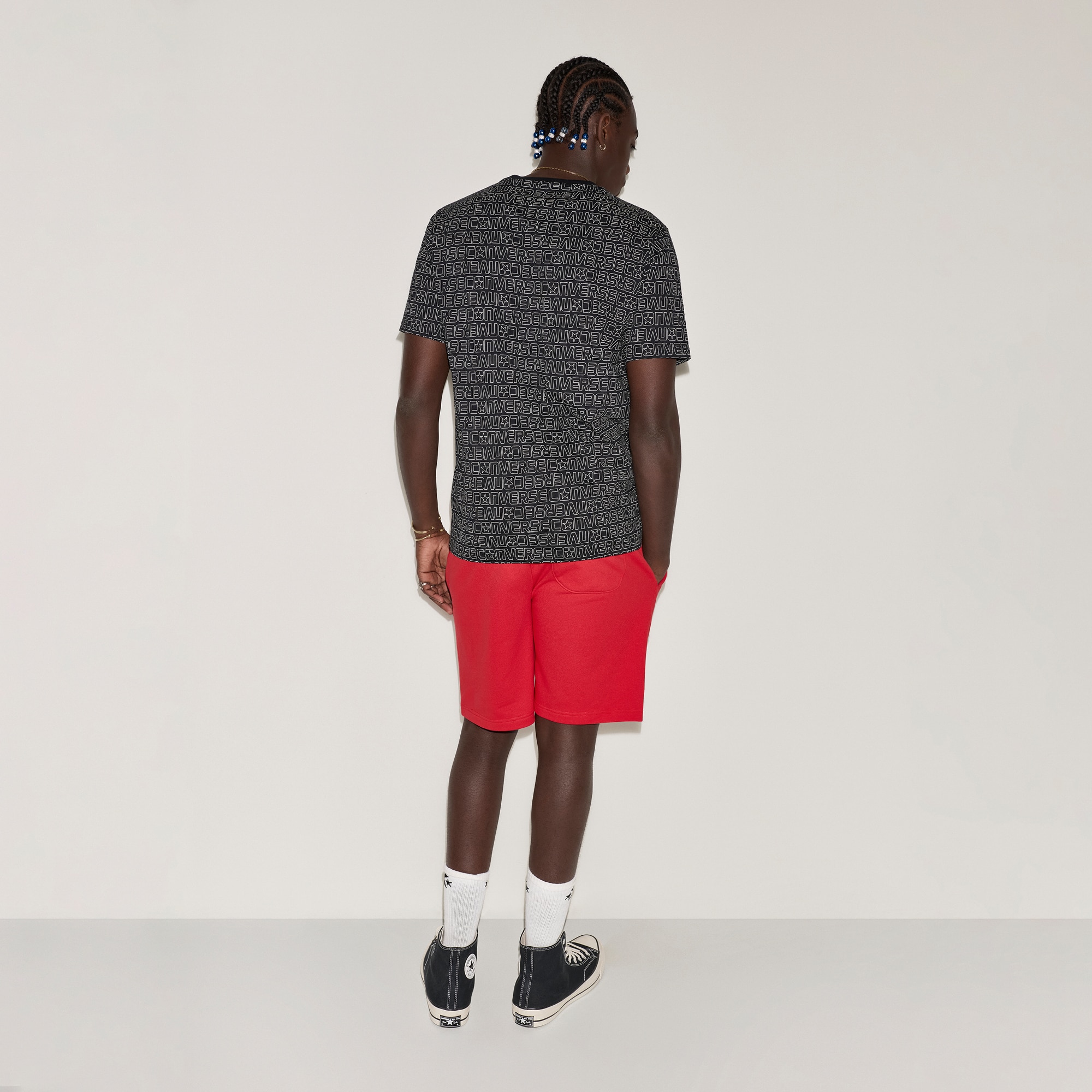 T-shirt 3d Logo Tee Converse Preto-5