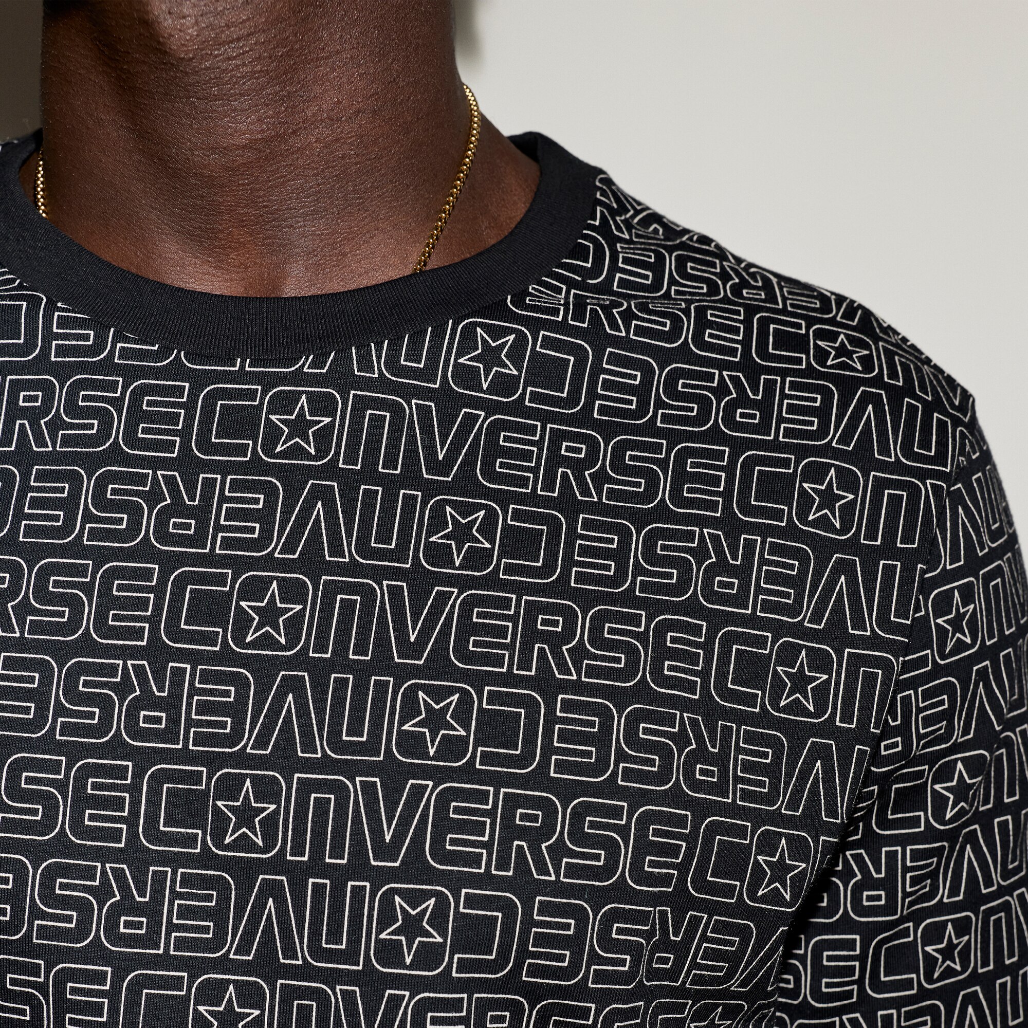 T-shirt 3d Logo Tee Converse Preto-6