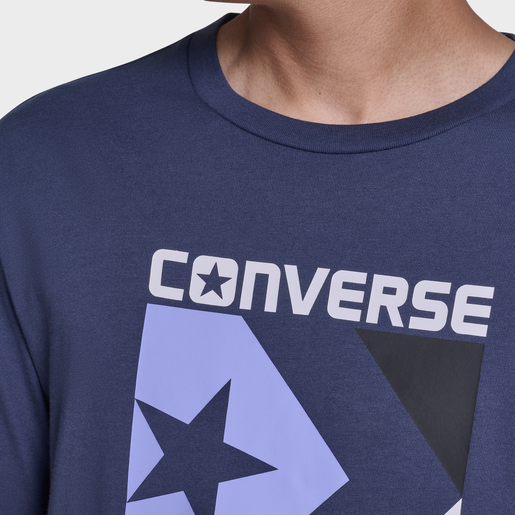 T-shirt Timeless Boxed Chev Converse Azul-marinho-6