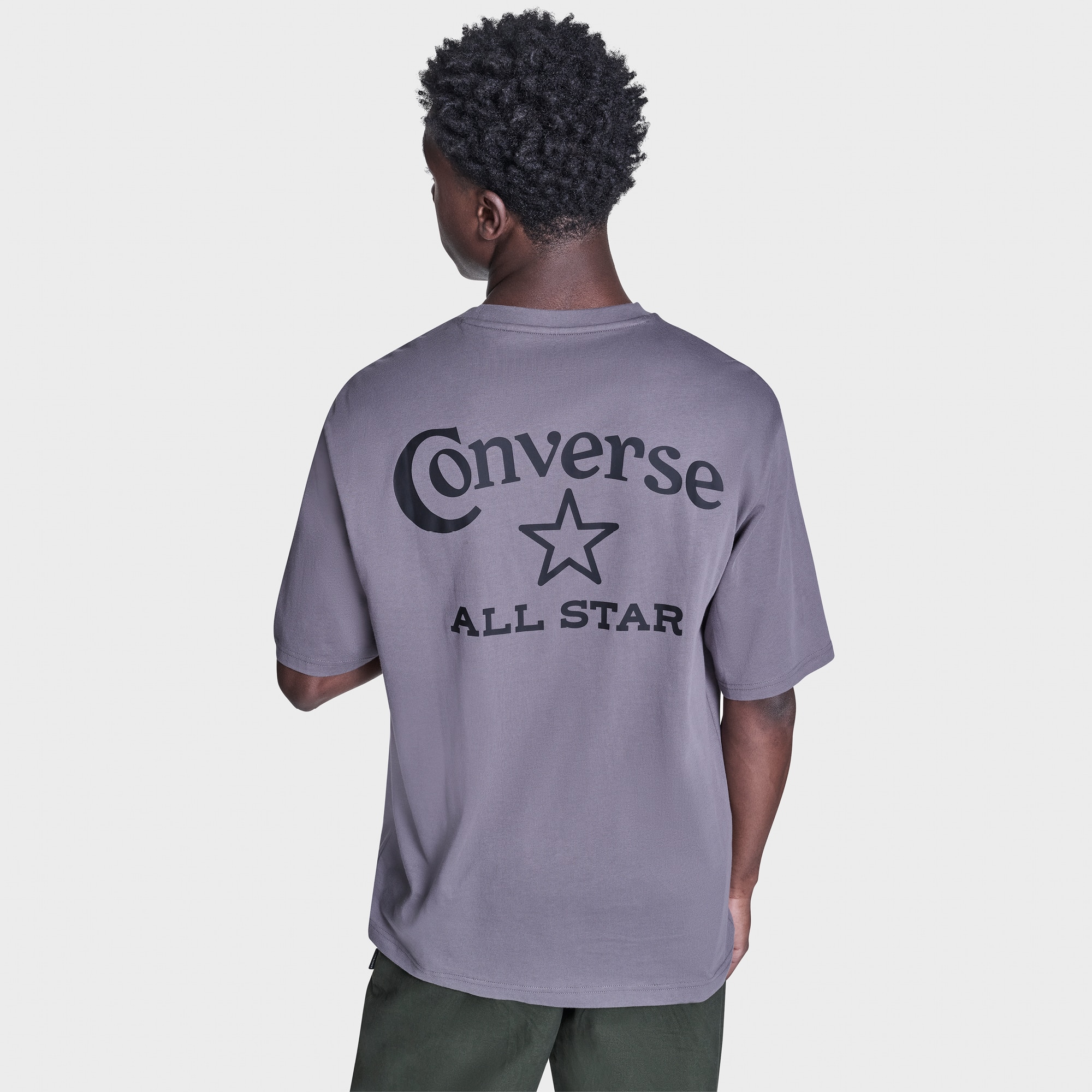 T-shirt Archive Star Logo Tee Converse Violeta-4