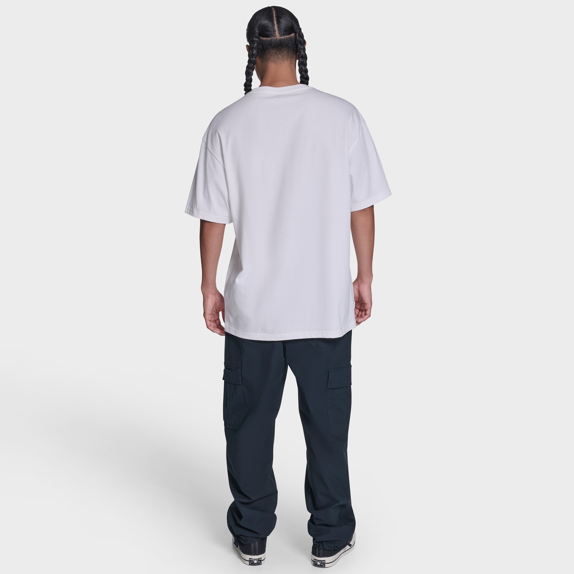 T-shirt Sneaker Patch Tee Converse Branco-5