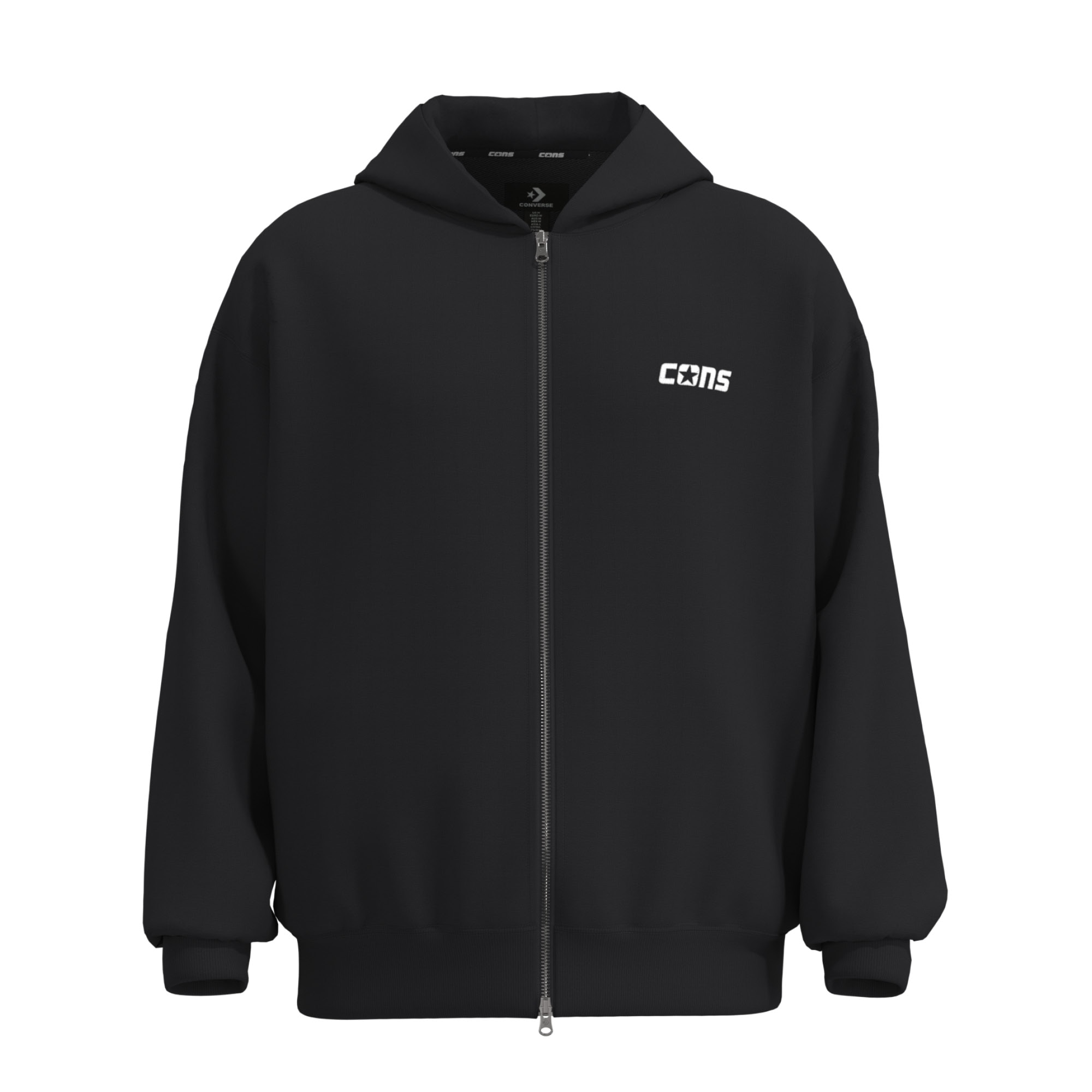 Imagem 0 de Sweatshirt Oversized Cons Fz Hoodie Converse