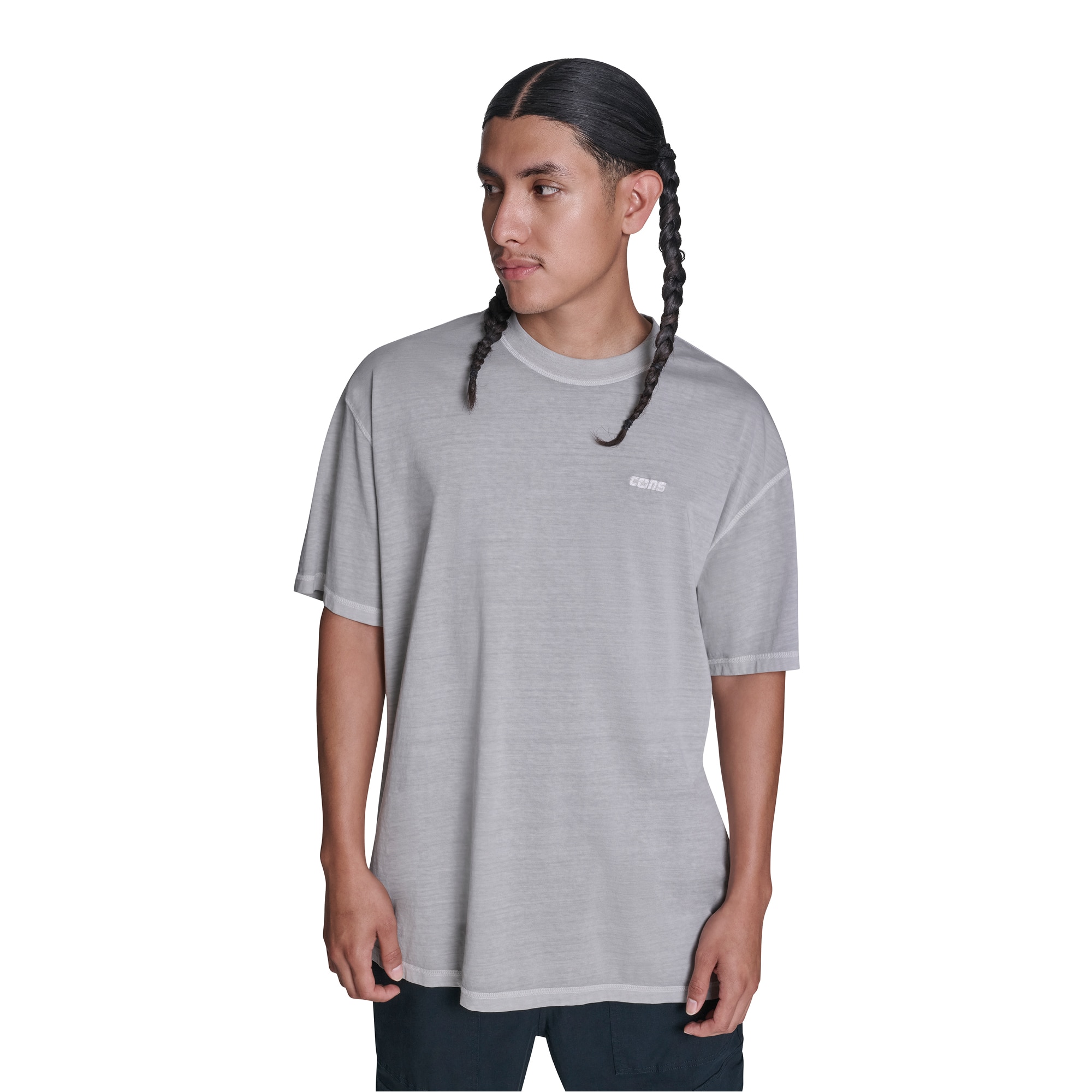T-shirt Cons Ss Tee Converse Cinzento-1