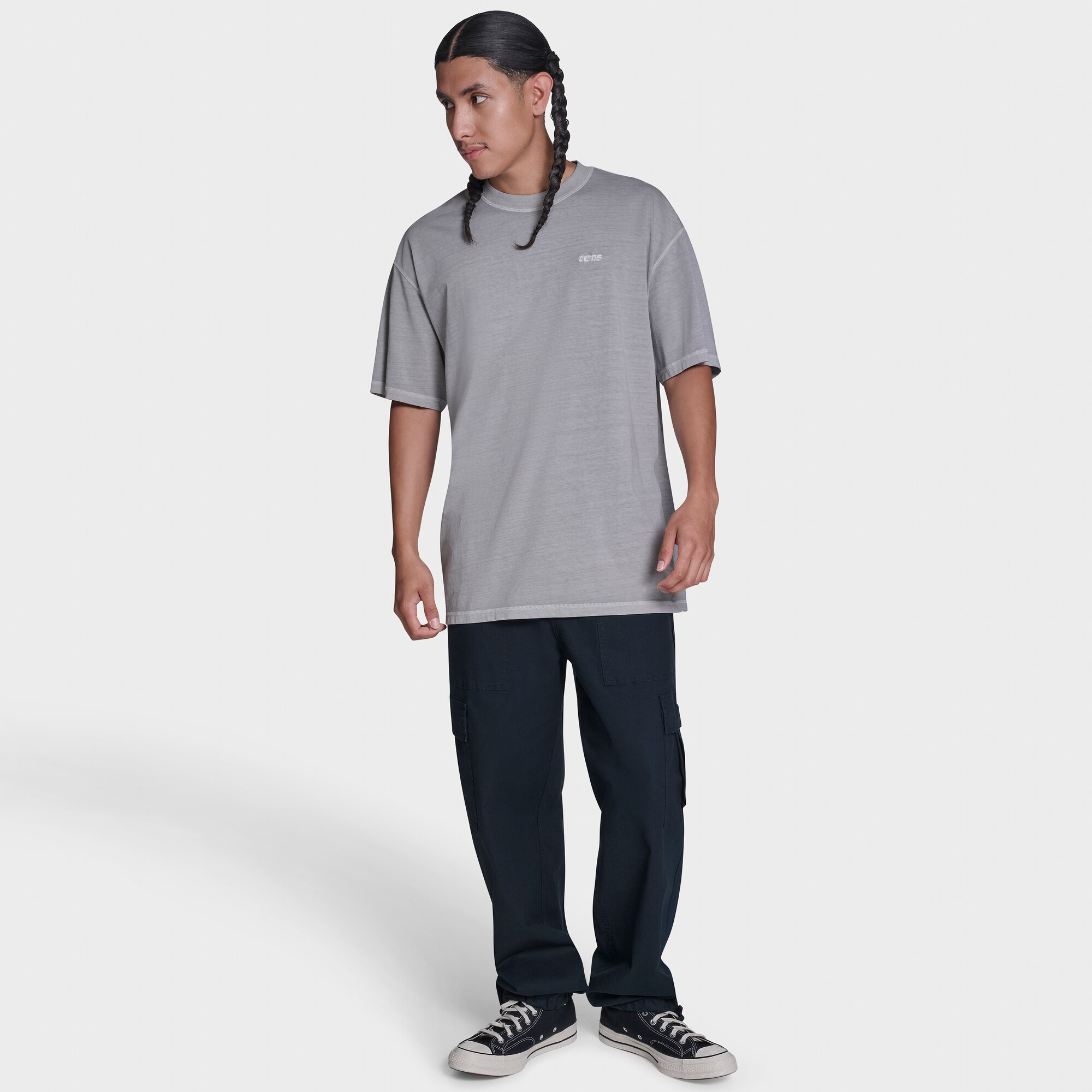 T-shirt Cons Ss Tee Converse Cinzento-3