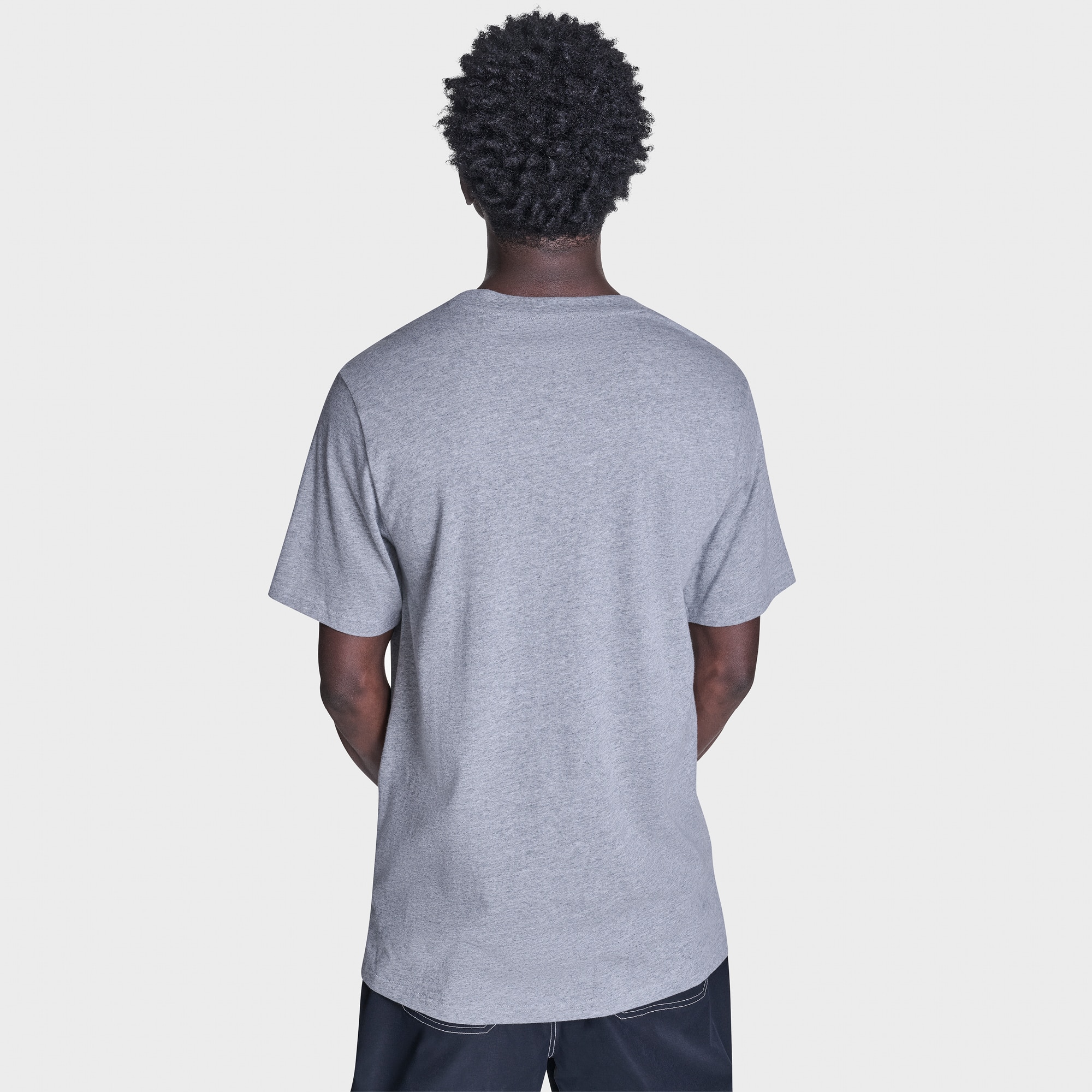 T-shirt Munchies Chevron Tee Converse Cinzento-4