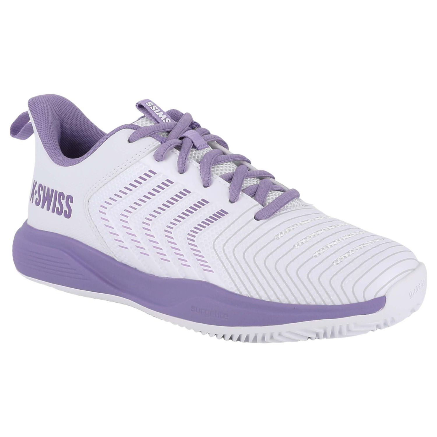 Sapatilhas de Ténis e Pádel Ultrashot Light Clay K·swiss Branco/Roxo-3