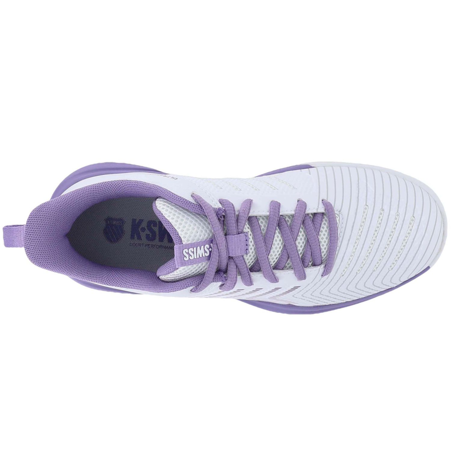 Sapatilhas de Ténis e Pádel Ultrashot Light Clay K·swiss Branco/Roxo-7