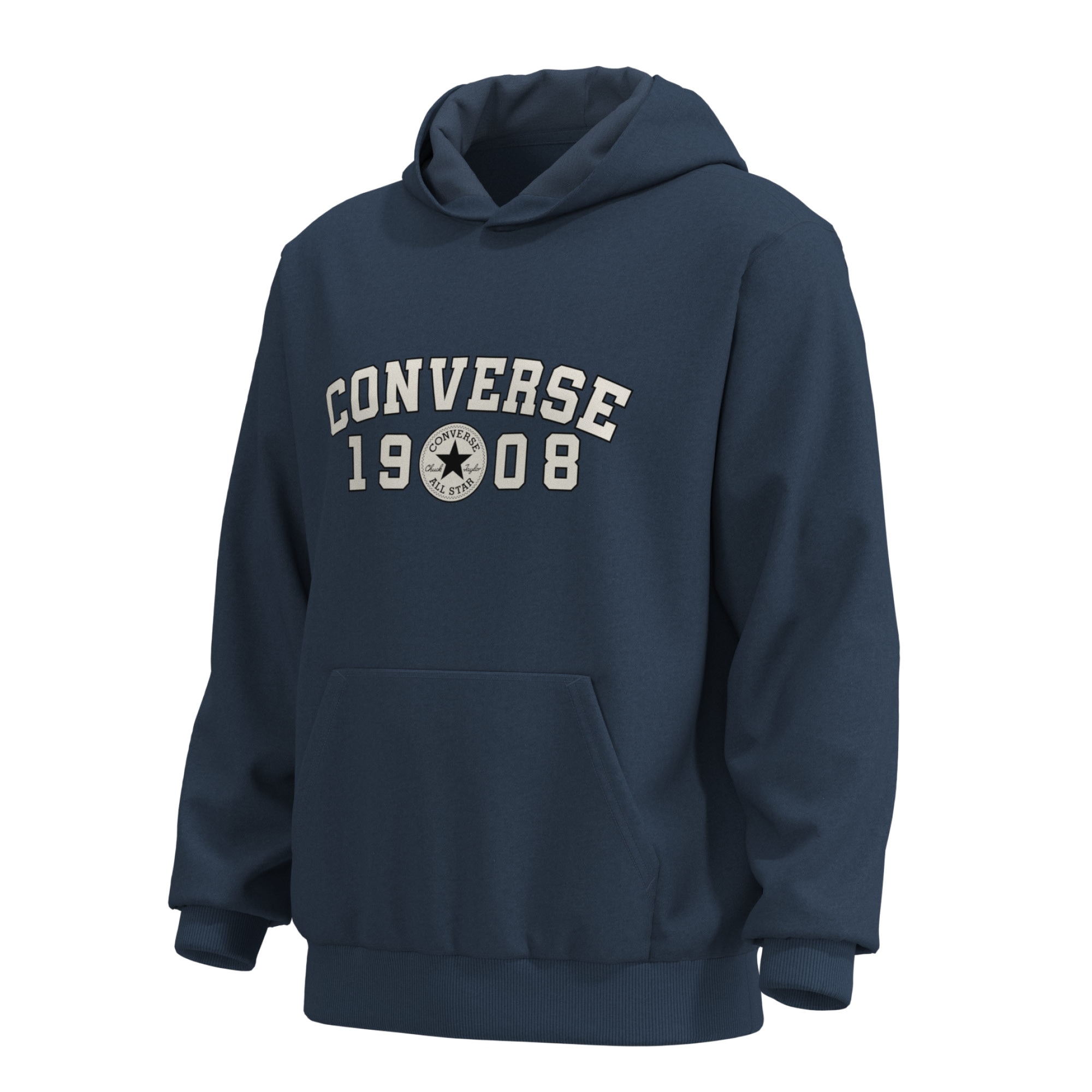 Sweatshirt 1908 Hoodie Converse Azul-marinho-3