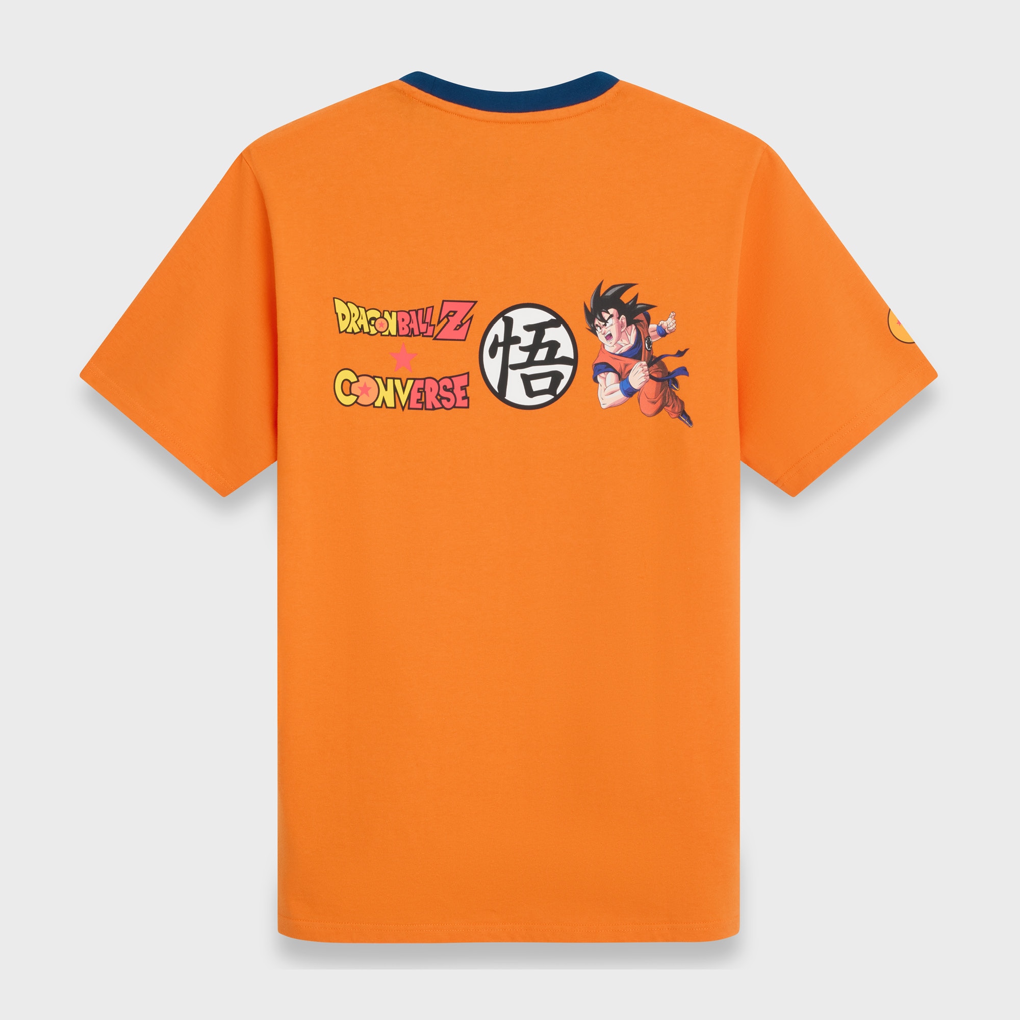 T-shirt Dragon Ball Z Goku T-shirt Converse Laranja-2