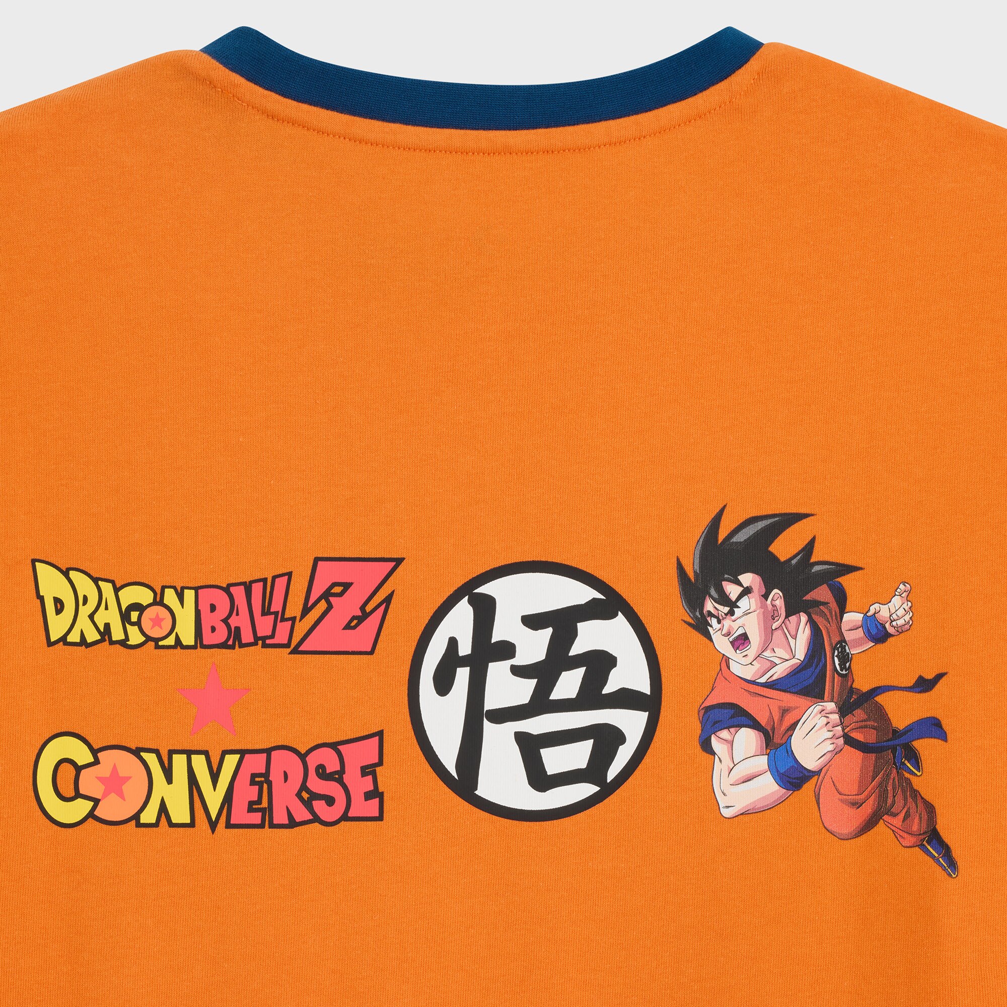 T-shirt Dragon Ball Z Goku T-shirt Converse Laranja-4