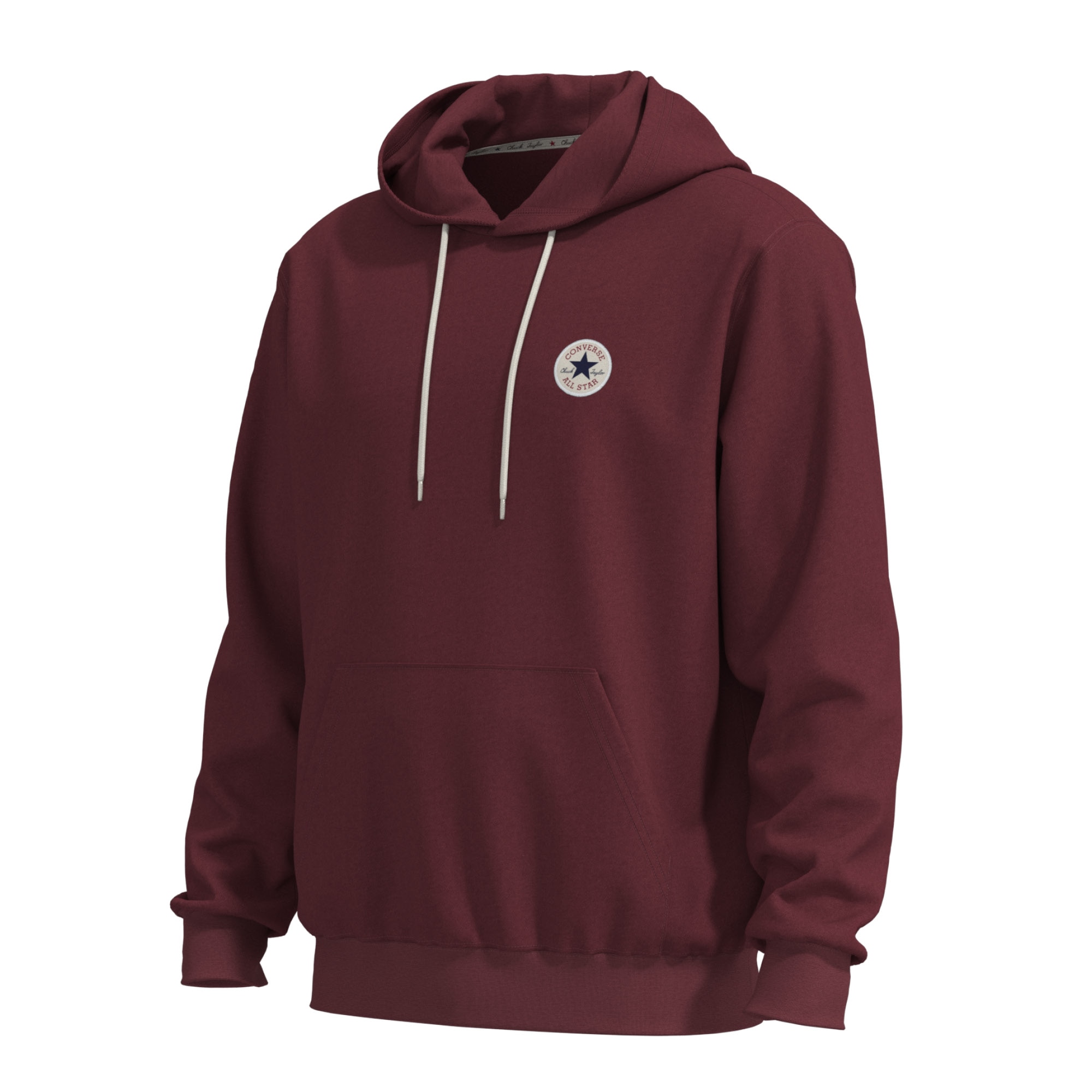 Sweatshirt Chuck Patch Hoodie Converse Grená-3