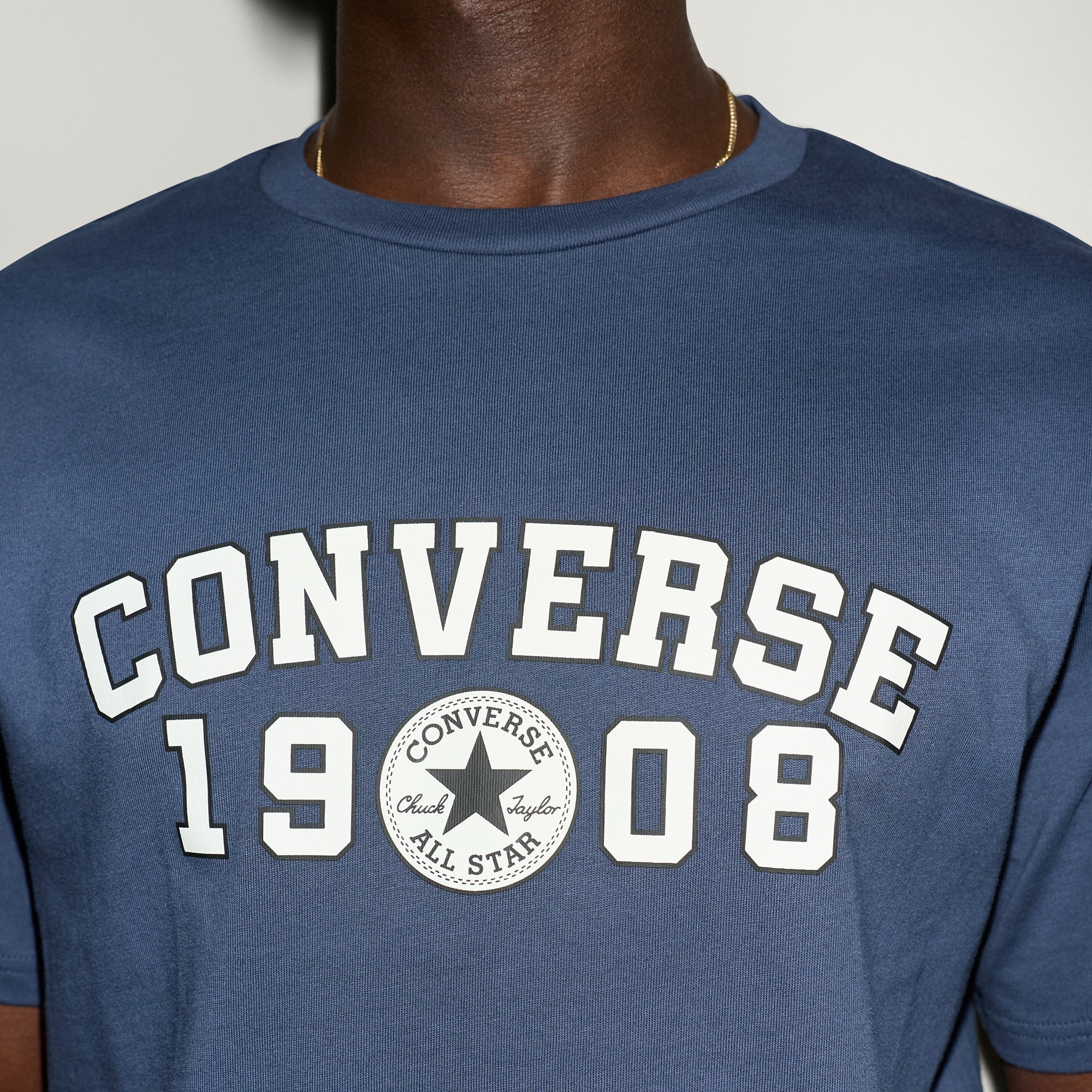 T-shirt 1908 Tee Converse Azul-fumado-4