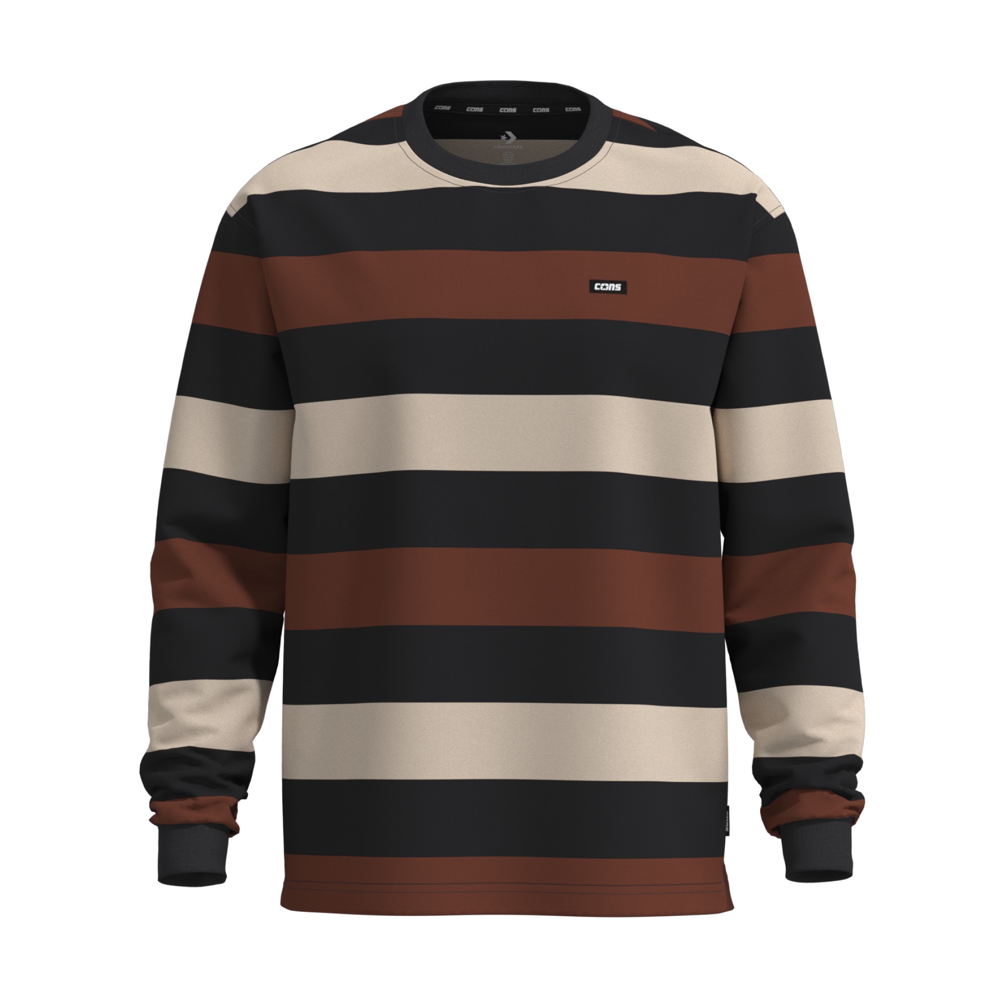 Imagem 0 de T-shirt Cons Ls Stripe Tee Converse