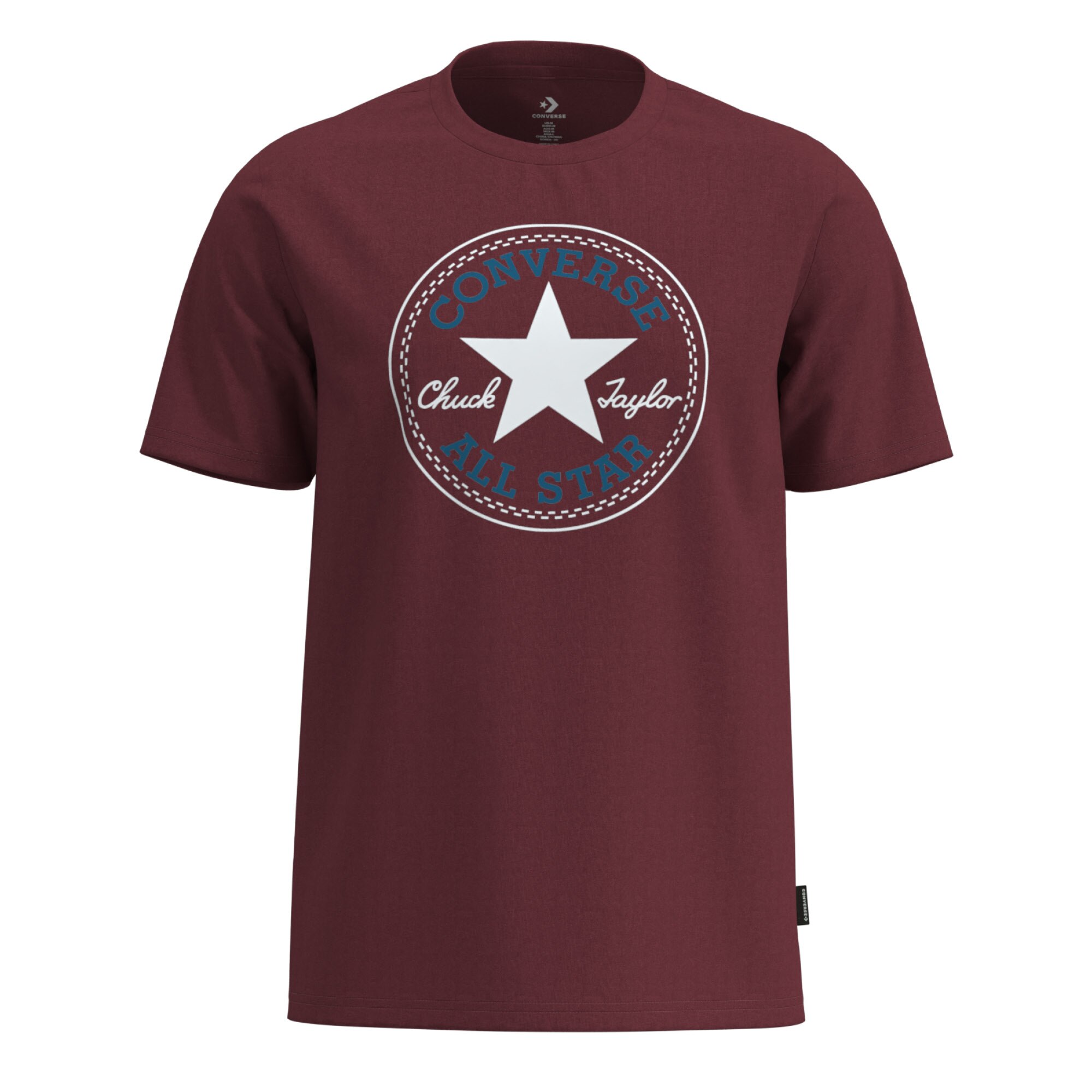 T-shirt Unissexo Archive All Star Converse Grená-1
