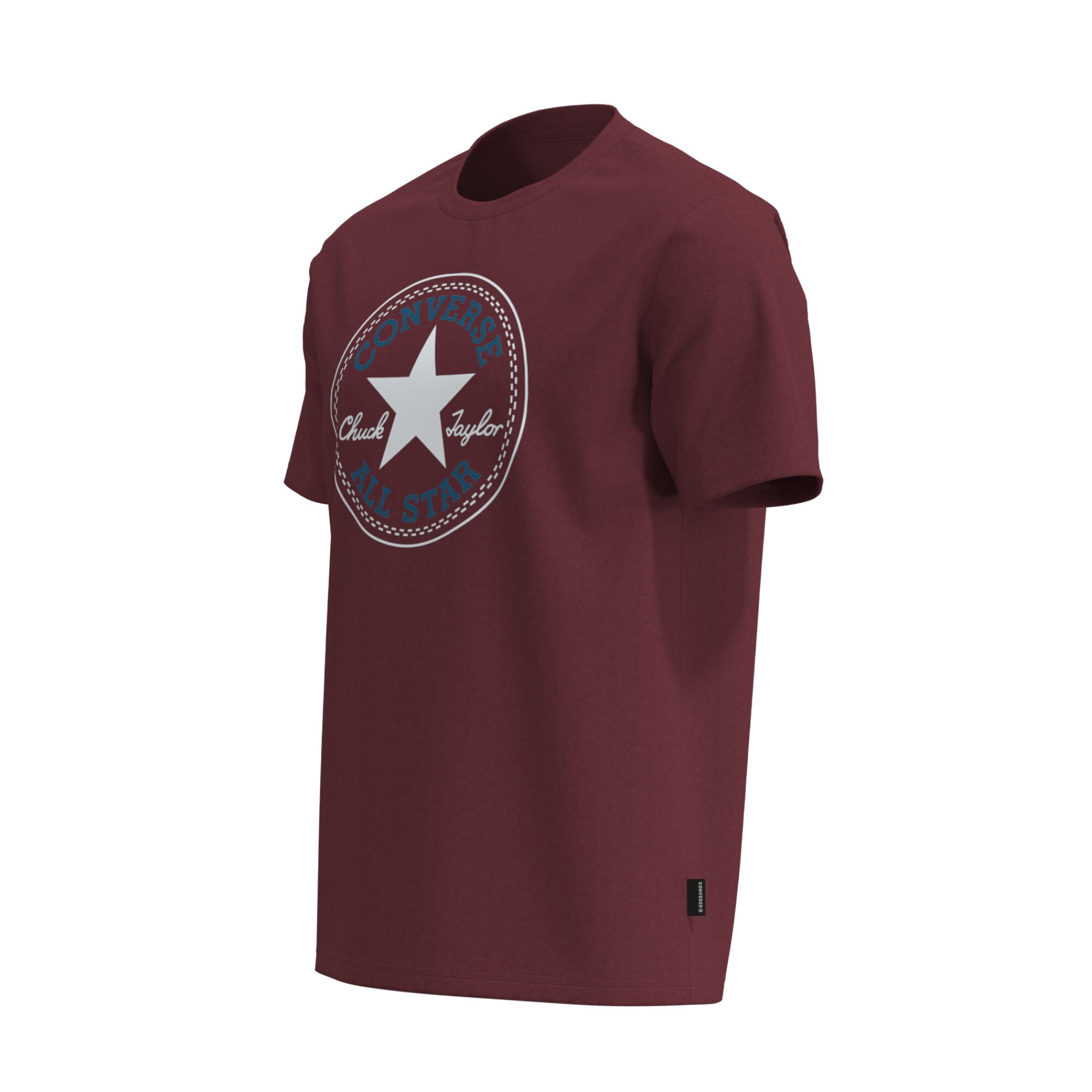 T-shirt Unissexo Archive All Star Converse Grená-3