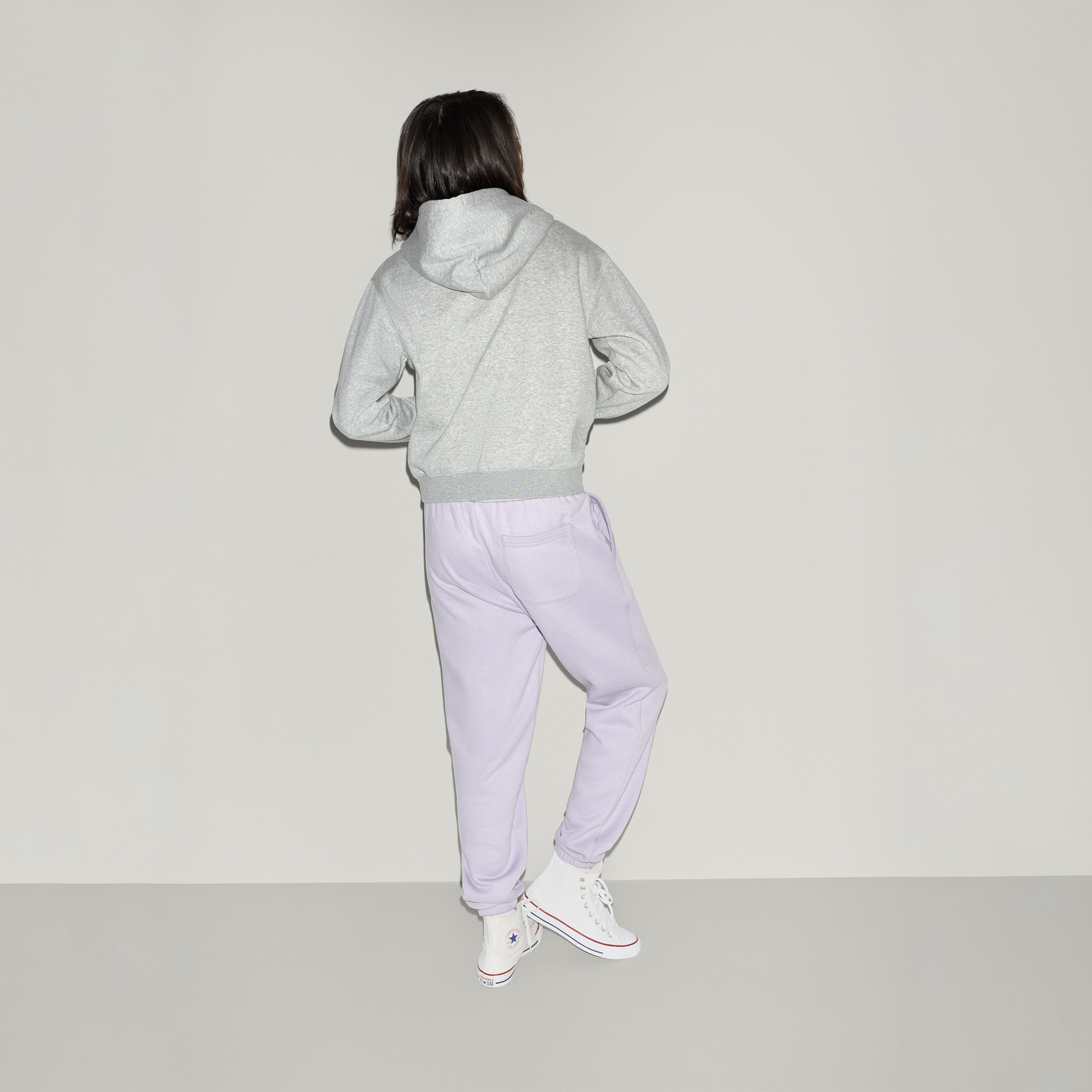 Sweatshirt Chuck Patch Hoodie Converse Cinzento-claro-6