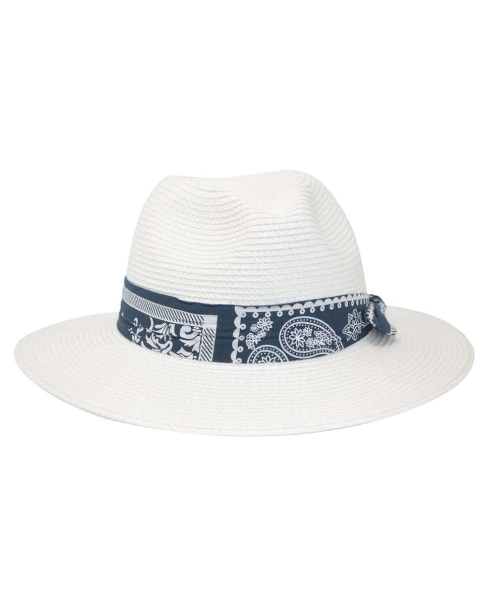 Chapéu Rimini com Proteção Solar Branco-3