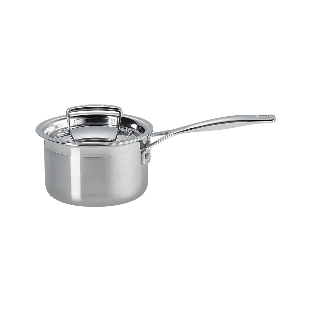 Imagem 0 de Tacho com tampa de aço inoxidável signature Le Creuset