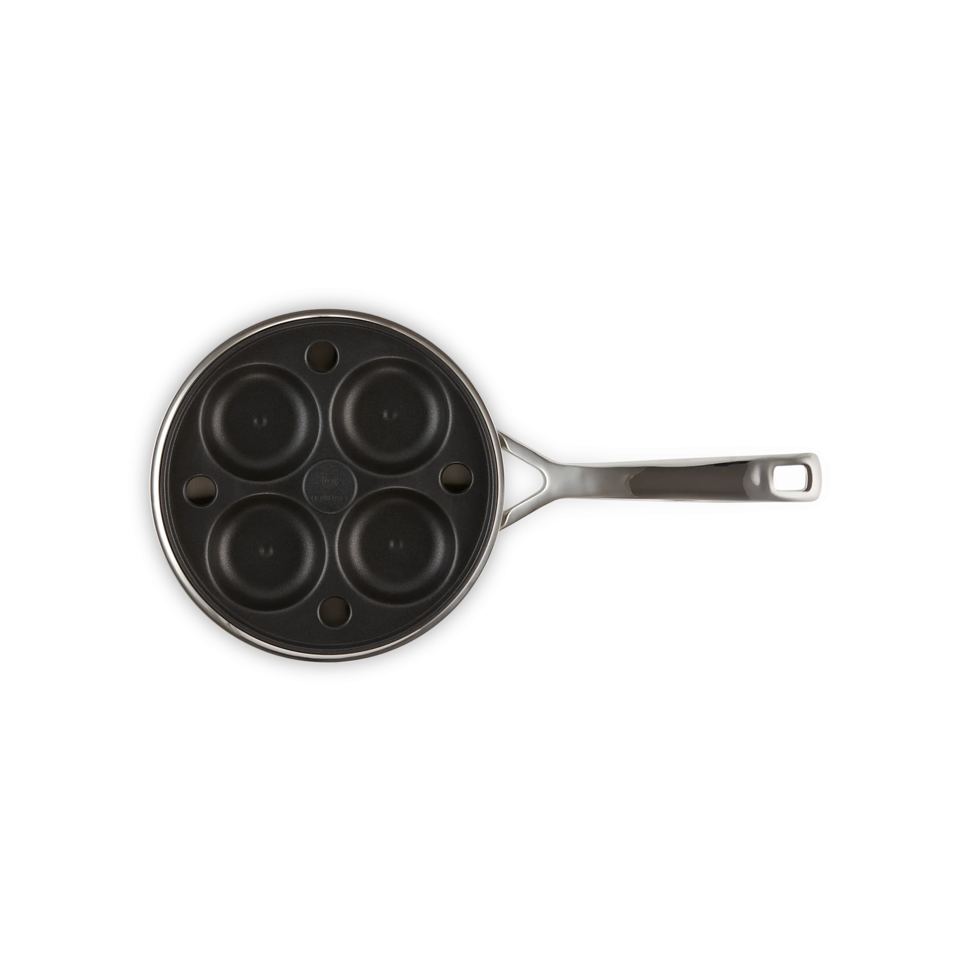 Frigideira para ovos escalfados com tampa de vidro Le Creuset Cinzento-4