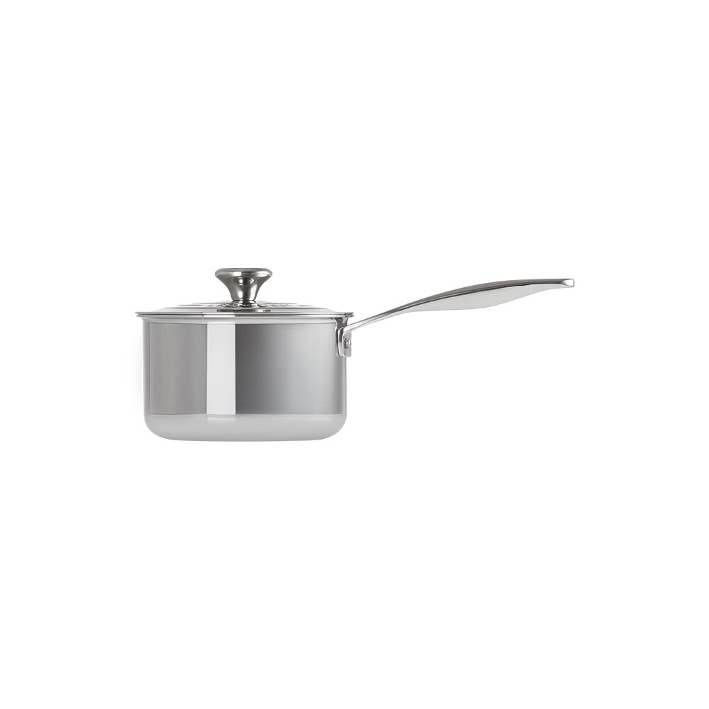 Imagem 0 de Tacho de aço inoxidável com tampa signature Le Creuset