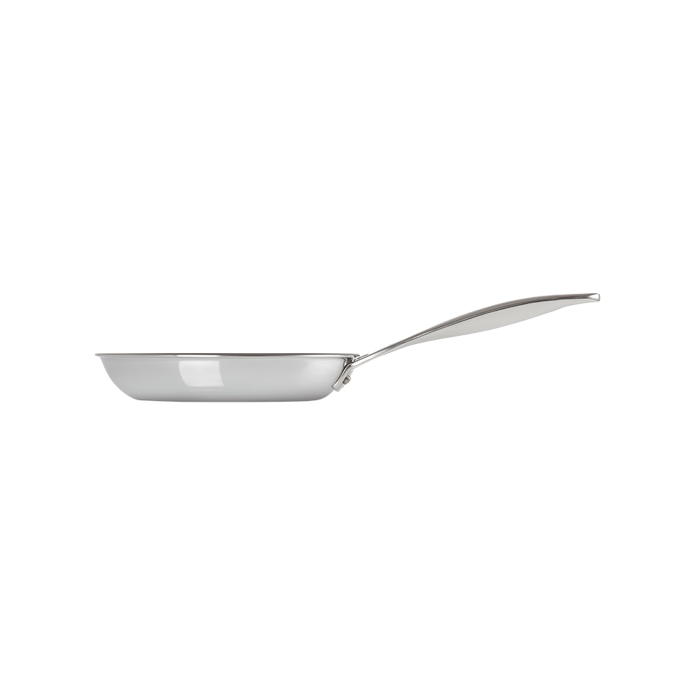 Frigideira alta de aço inoxidável signature Le Creuset Cinzento-2