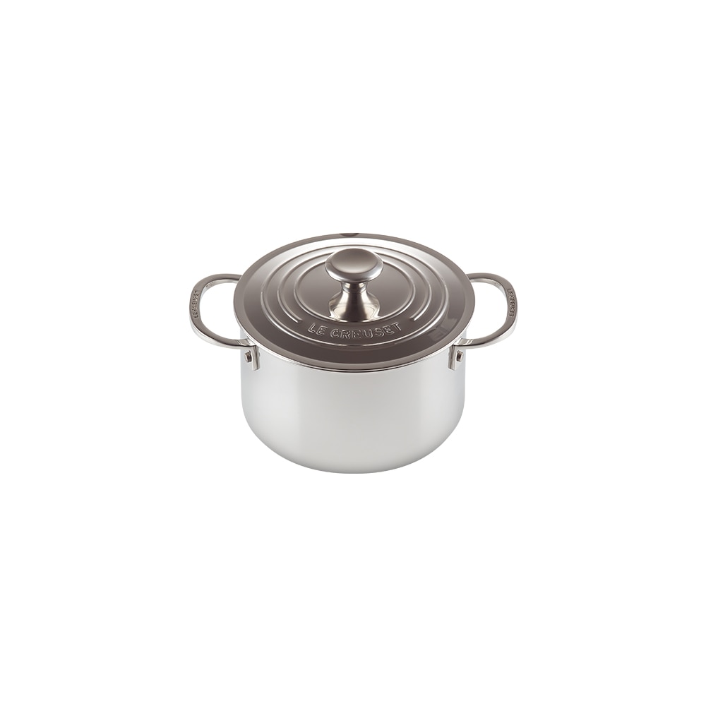 Imagem 0 de Panela com tampa de aço inoxidável signature Le Creuset