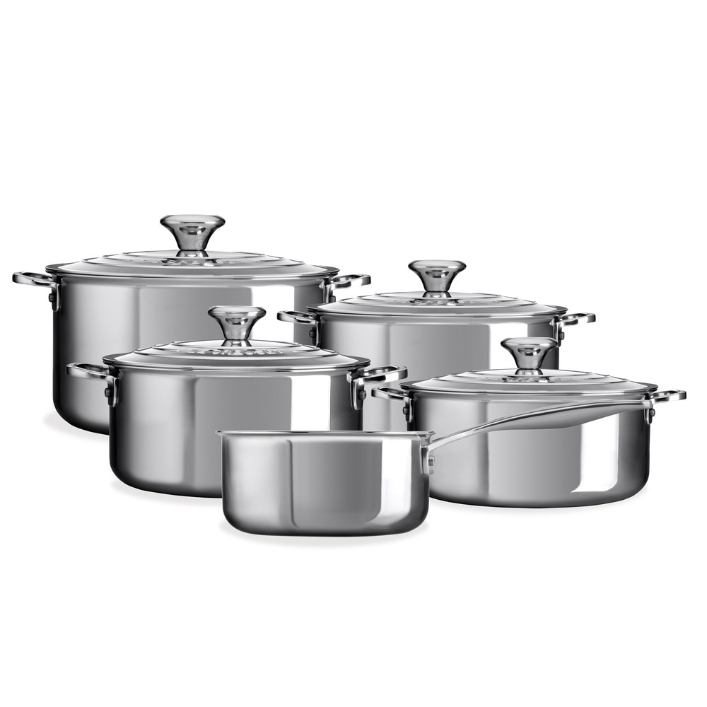 Imagem 0 de Set de 5 peças de aço inoxidável signature Le Creuset