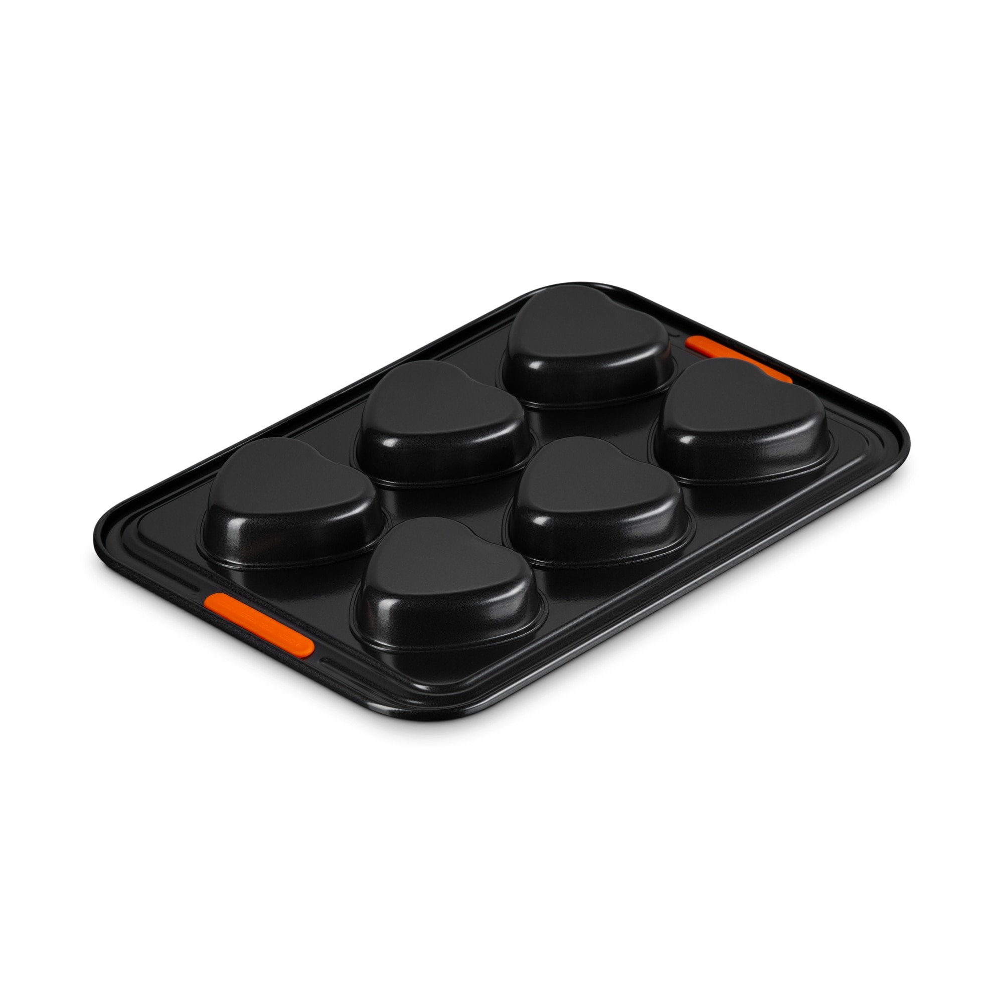 Molde de 6 corações Le Creuset Preto-3