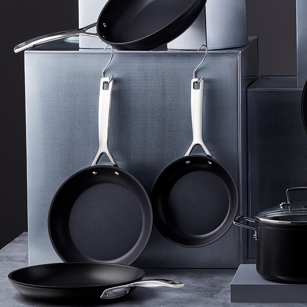 Frigideira baixa antiaderente Le Creuset Preto-3