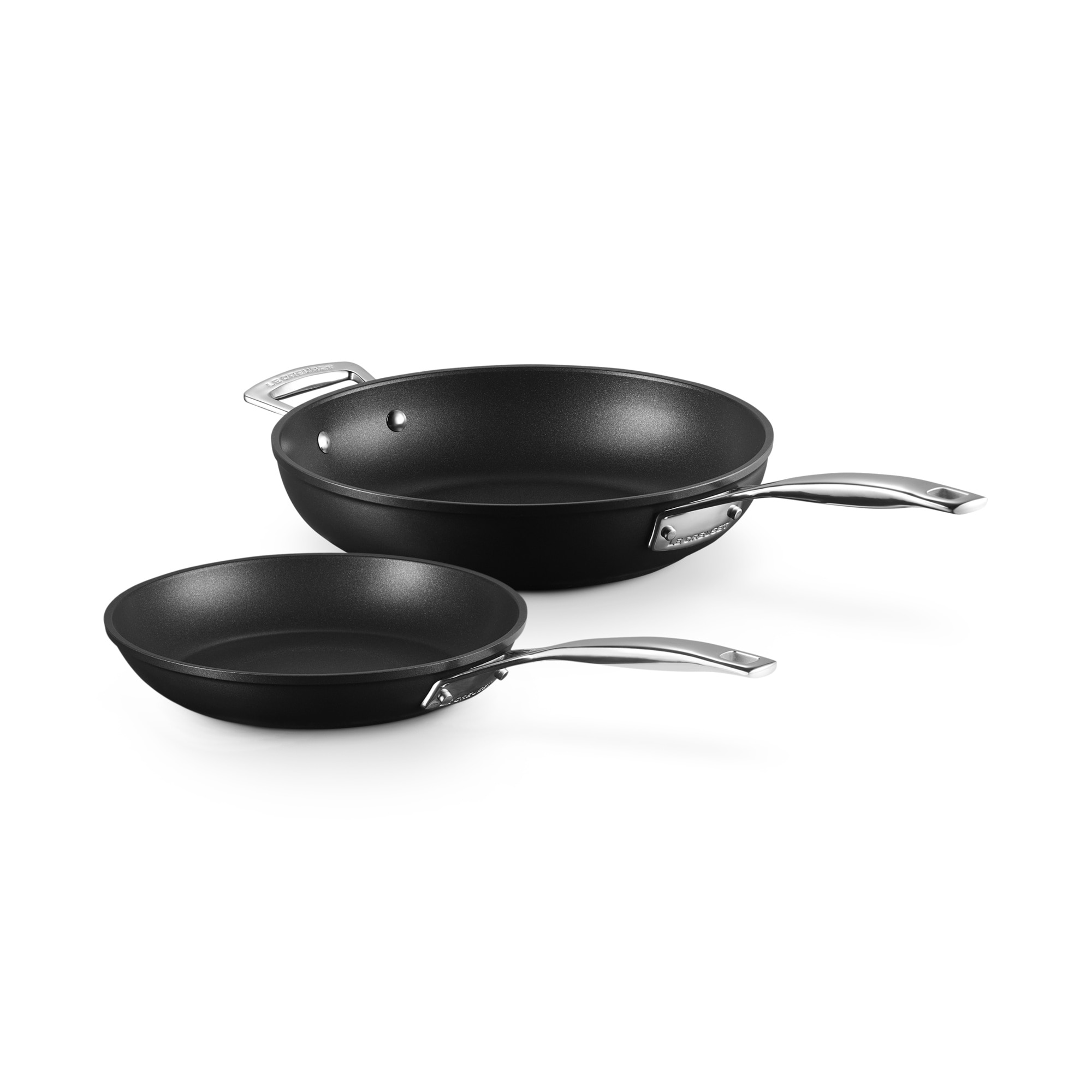 Imagem 0 de Set 2 frigideiras de alumínio antiaderente Le Creuset