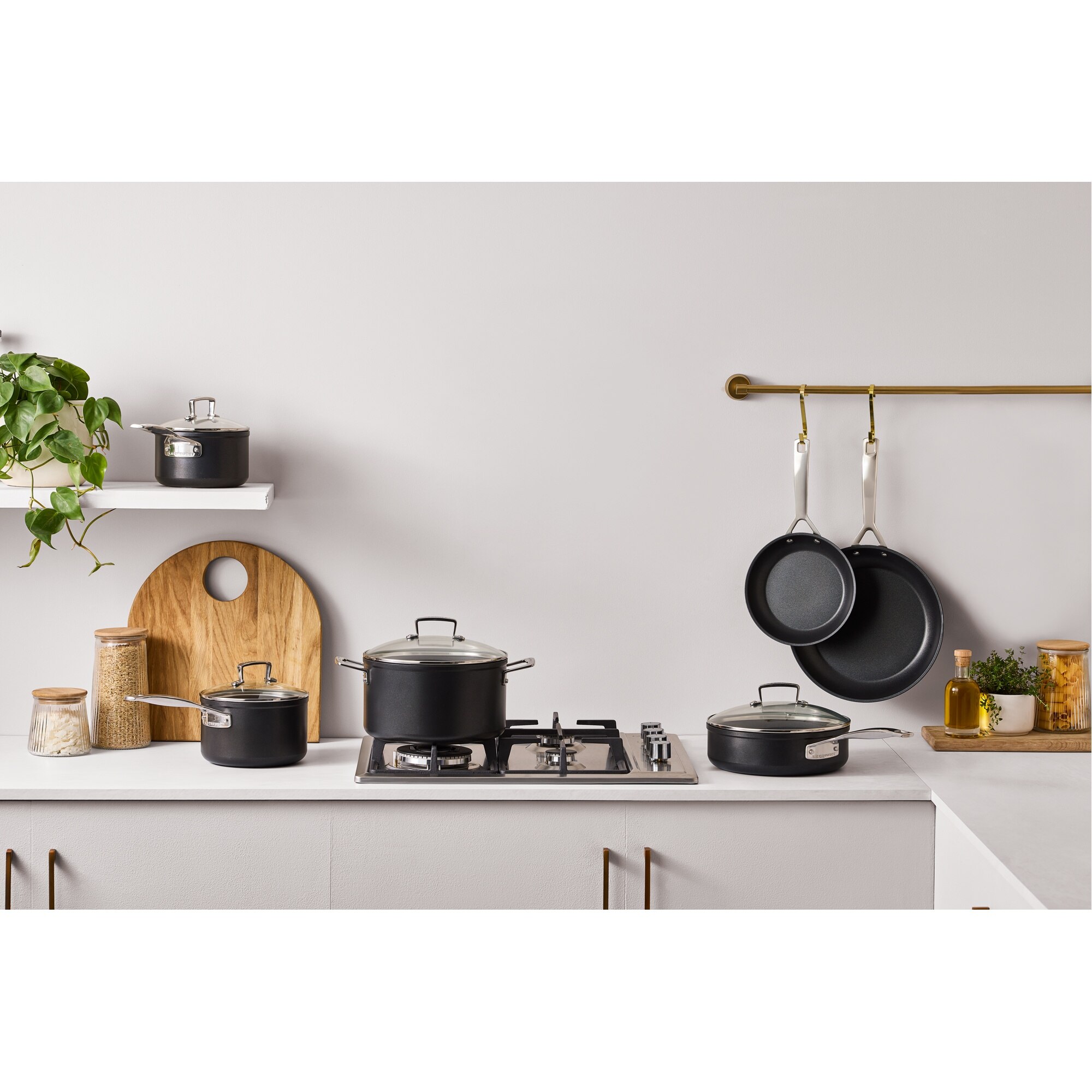 Set 6 peças TNS Le Creuset Preto-6