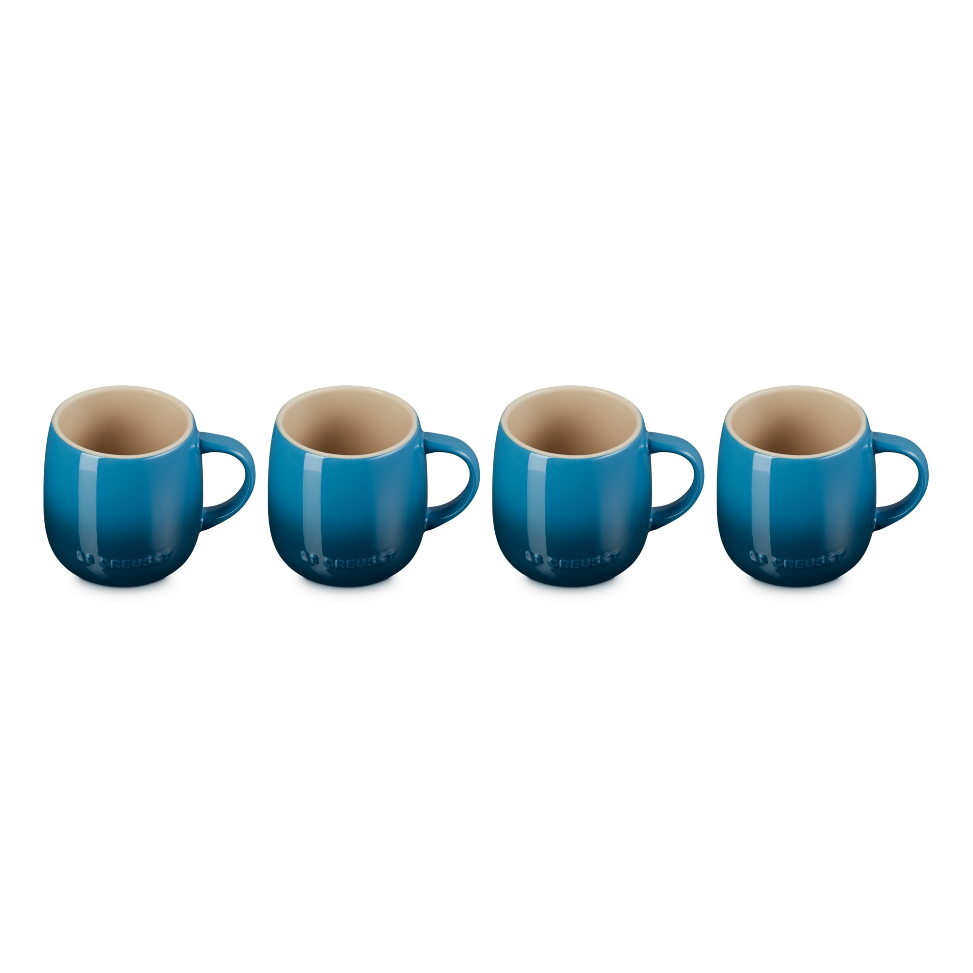 Set 4 tigelas Mug Le Creuset Azul-2
