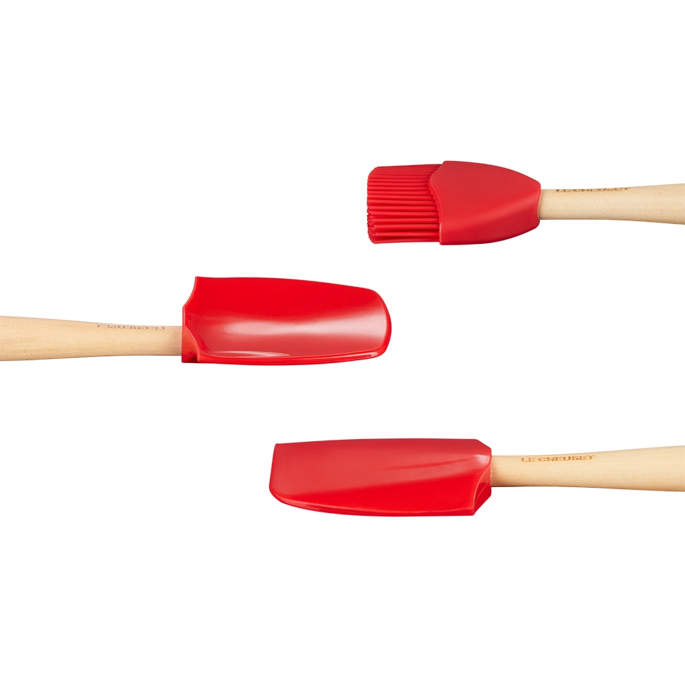 Set de 3 espatulas craft Le Creuset Cereja-2