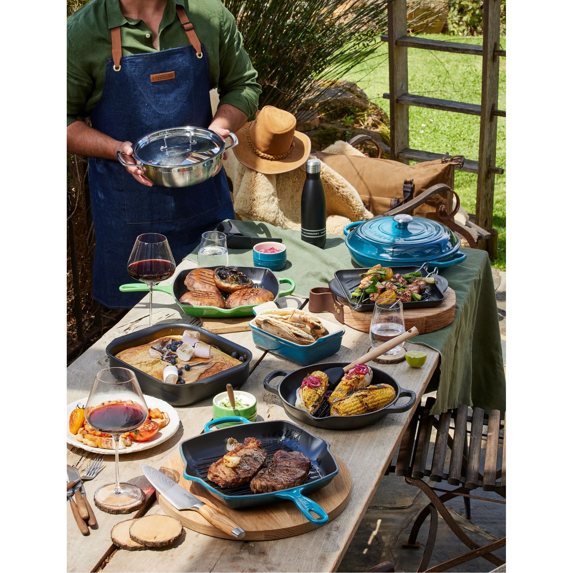 Caçerola del Chef Le Creuset Prata-5