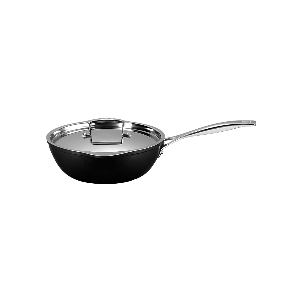 Imagem 0 de Frigideira do chefe antiaderente com tampa Le Creuset