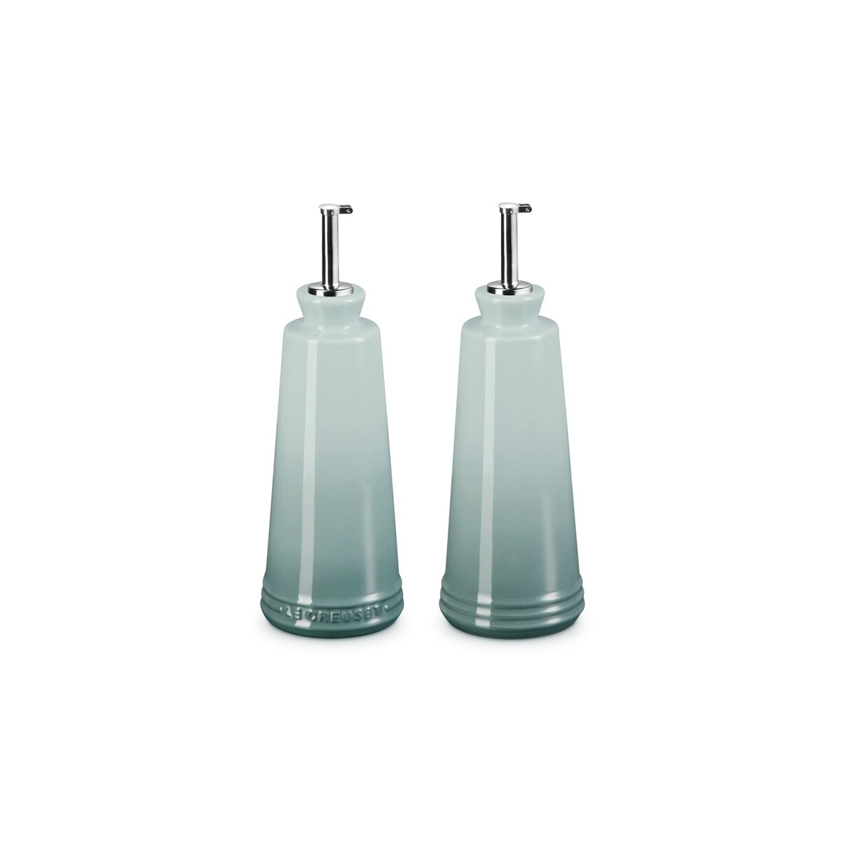 Conjunto de galheteiros para azeite e vinagre Le Creuset Signature Verde-claro-1
