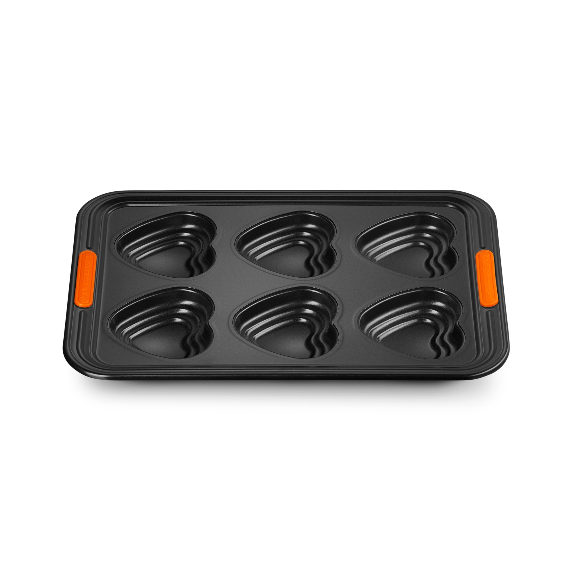 Molde de 6 corações Le Creuset Preto-1