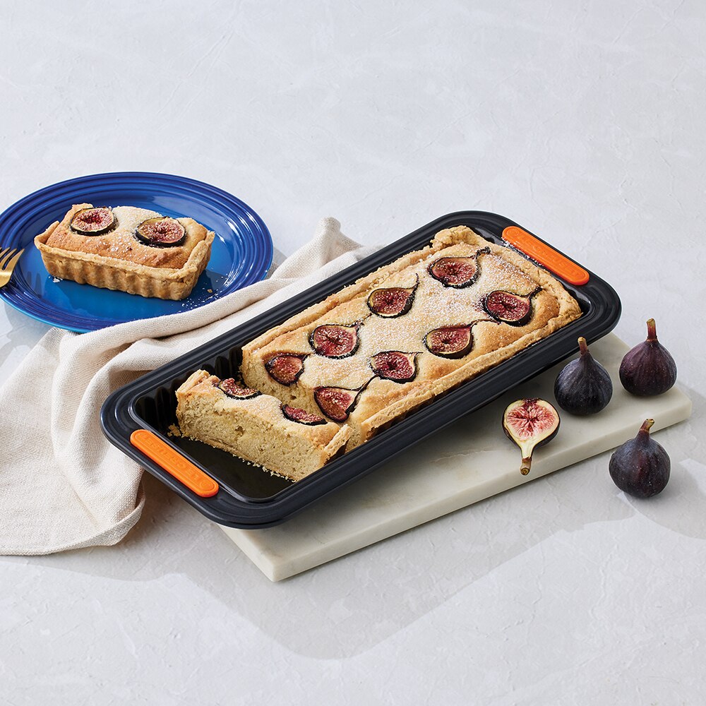 Tarteira rectangular com base amovível Le Creuset Preto-3