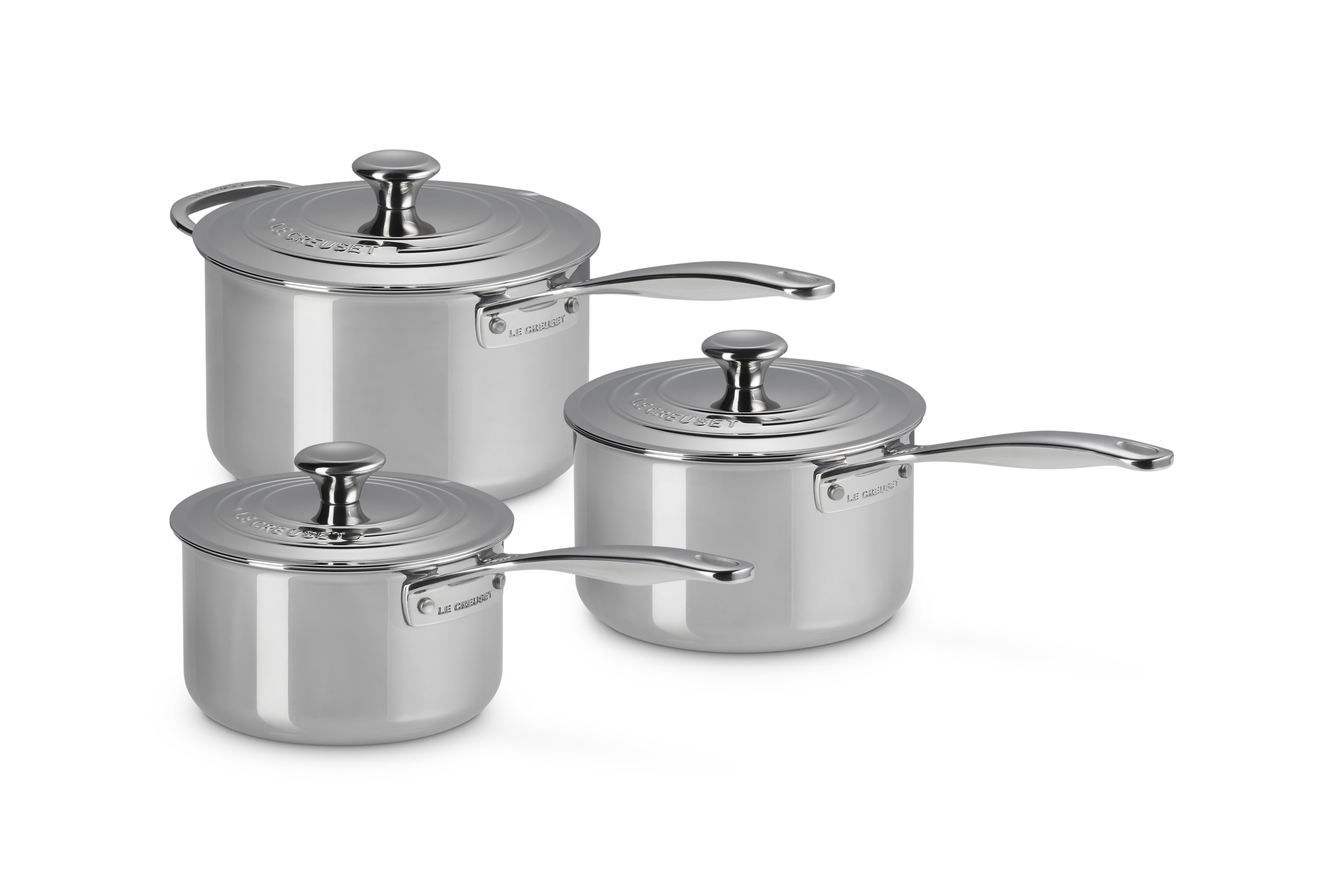 Imagem 0 de Conjunto de 3 panelas de 3 -Ply