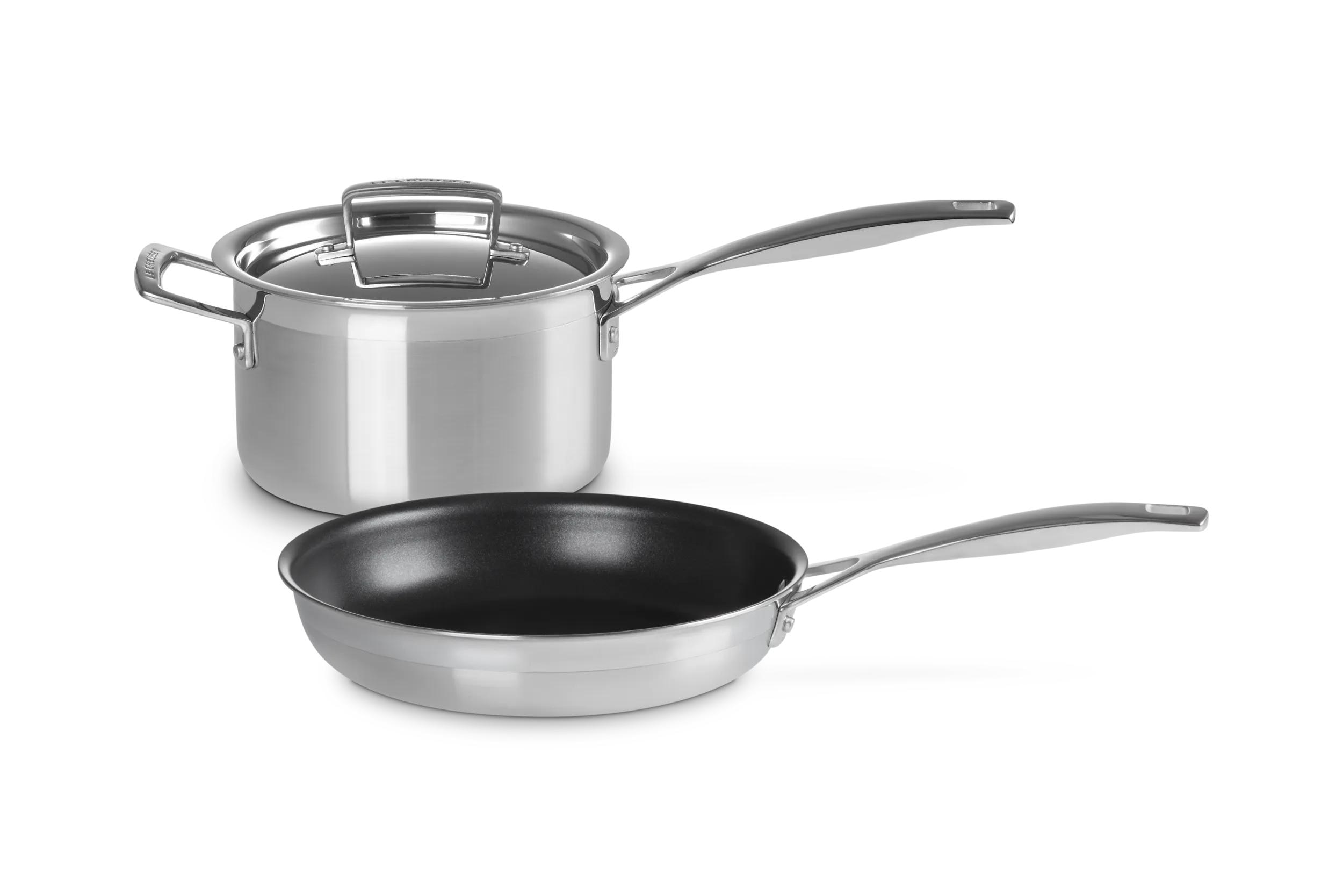 Set 2 peças 3-PLY Le Creuset Cinzento-1