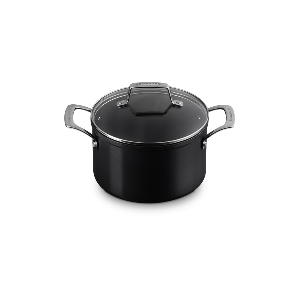 Caçarola alta de alumínio antiaderente  Ceramic Le Creuset Preto-2