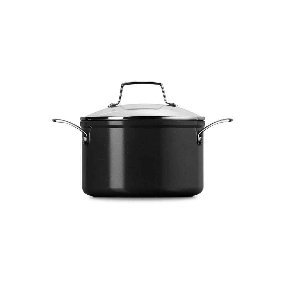 Caçarola alta de alumínio antiaderente  Ceramic Le Creuset Preto-3