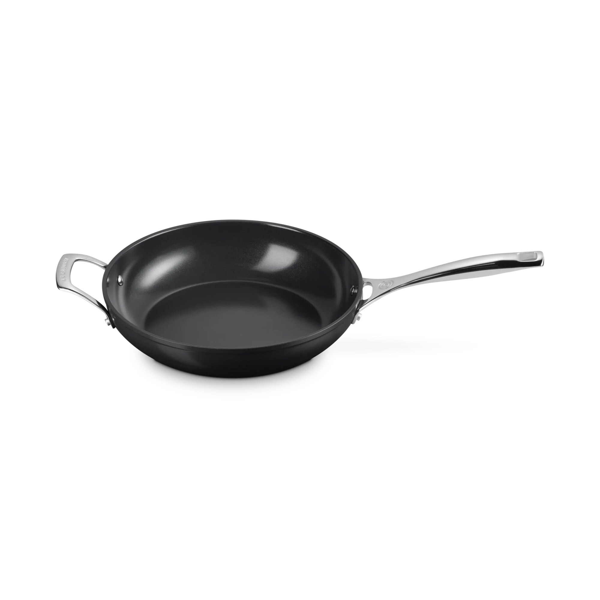 Set 2 frigideiras de cerâmica antiaderente Le Creuset Preto-2