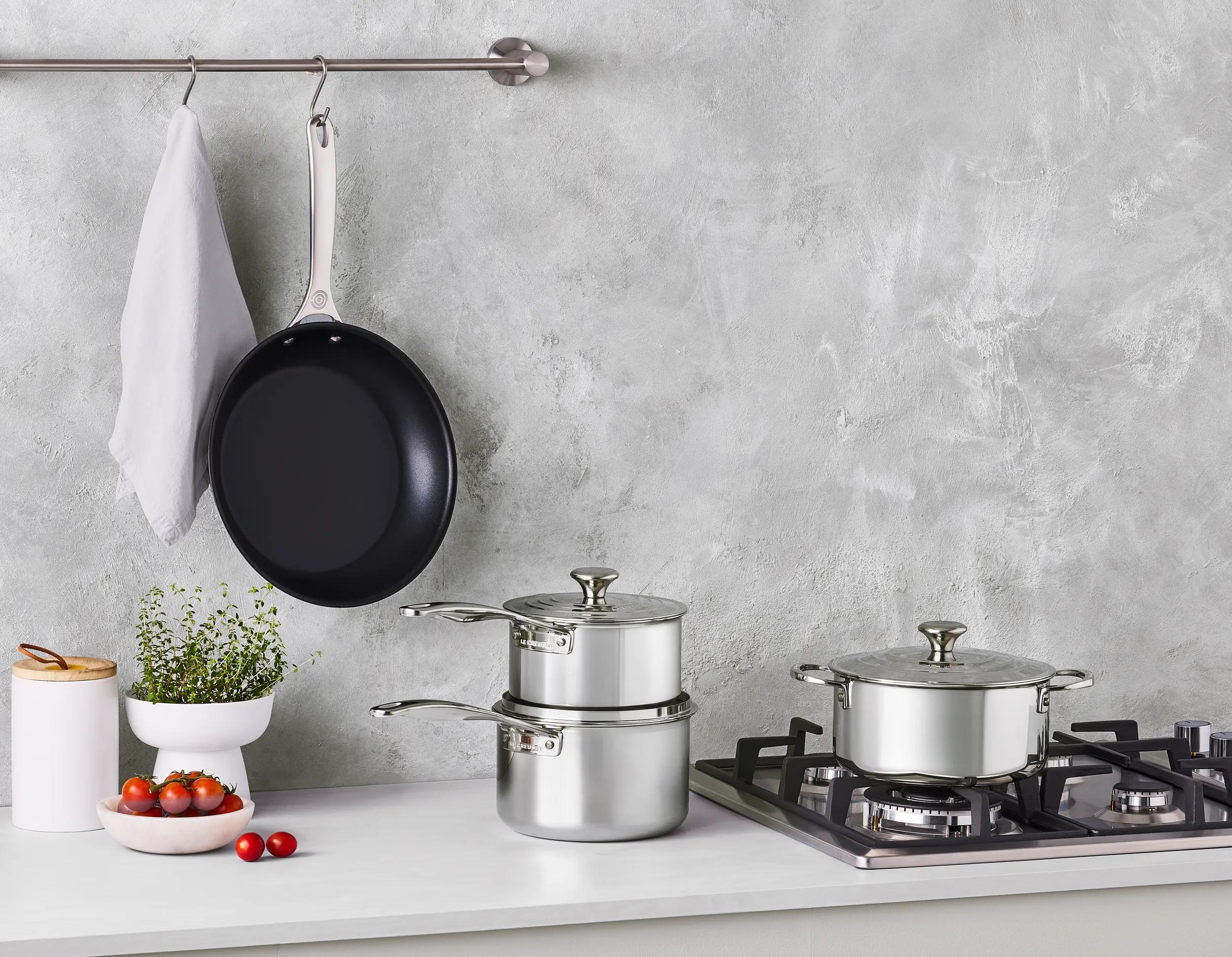 Set 4 peças 3-PLY  Le Creuset Cinzento-4