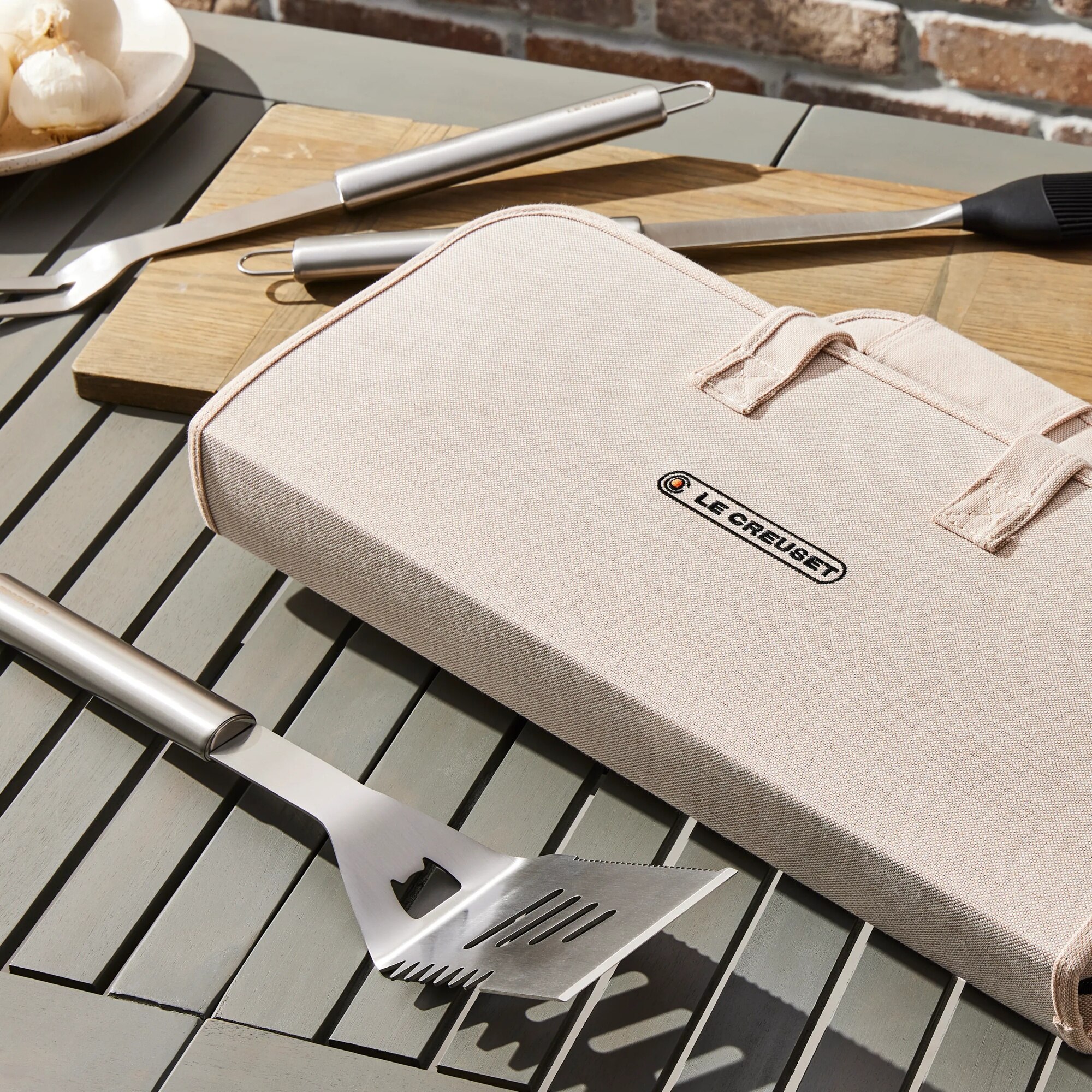Set Espátulas Outdoor BBQ Le Creuset Cinzento-4