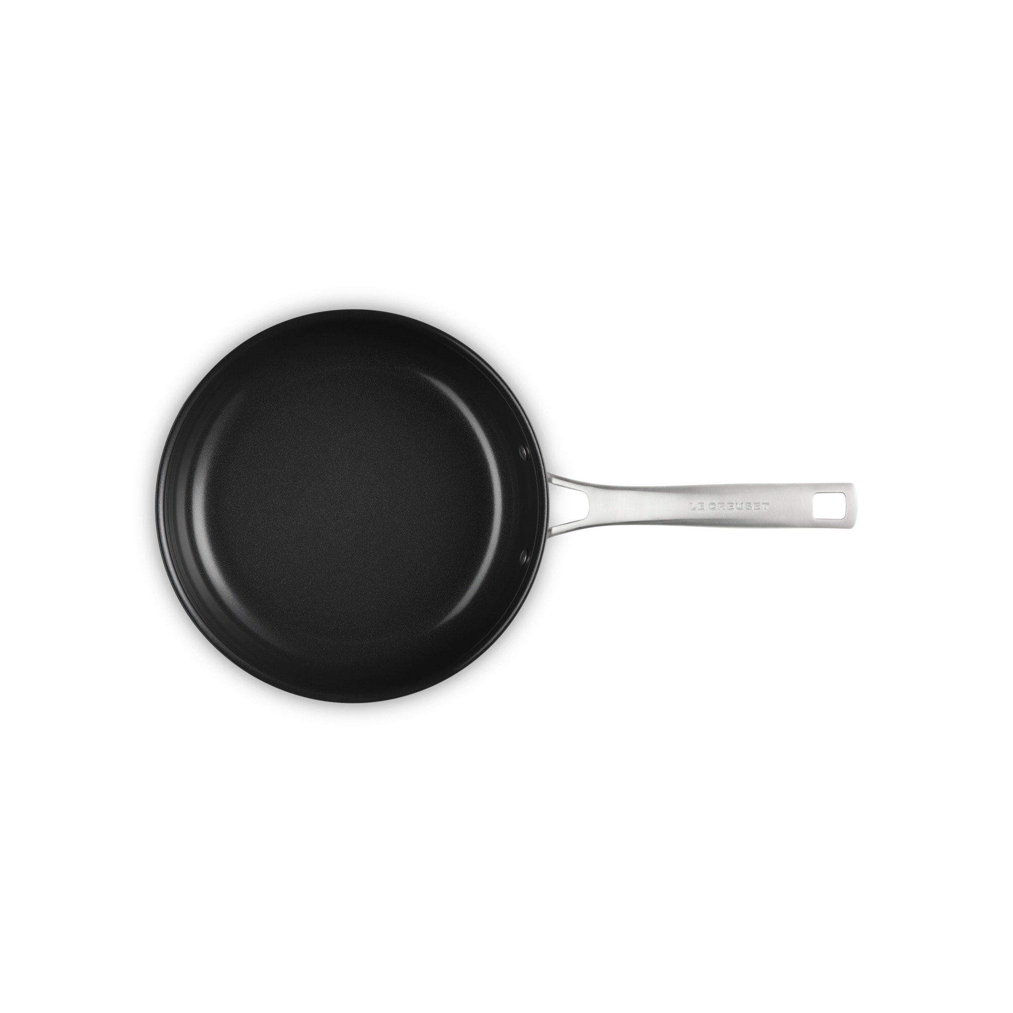 Frigideira de aço inoxidável antiaderente 3 ply Le Creuset Cinzento-4