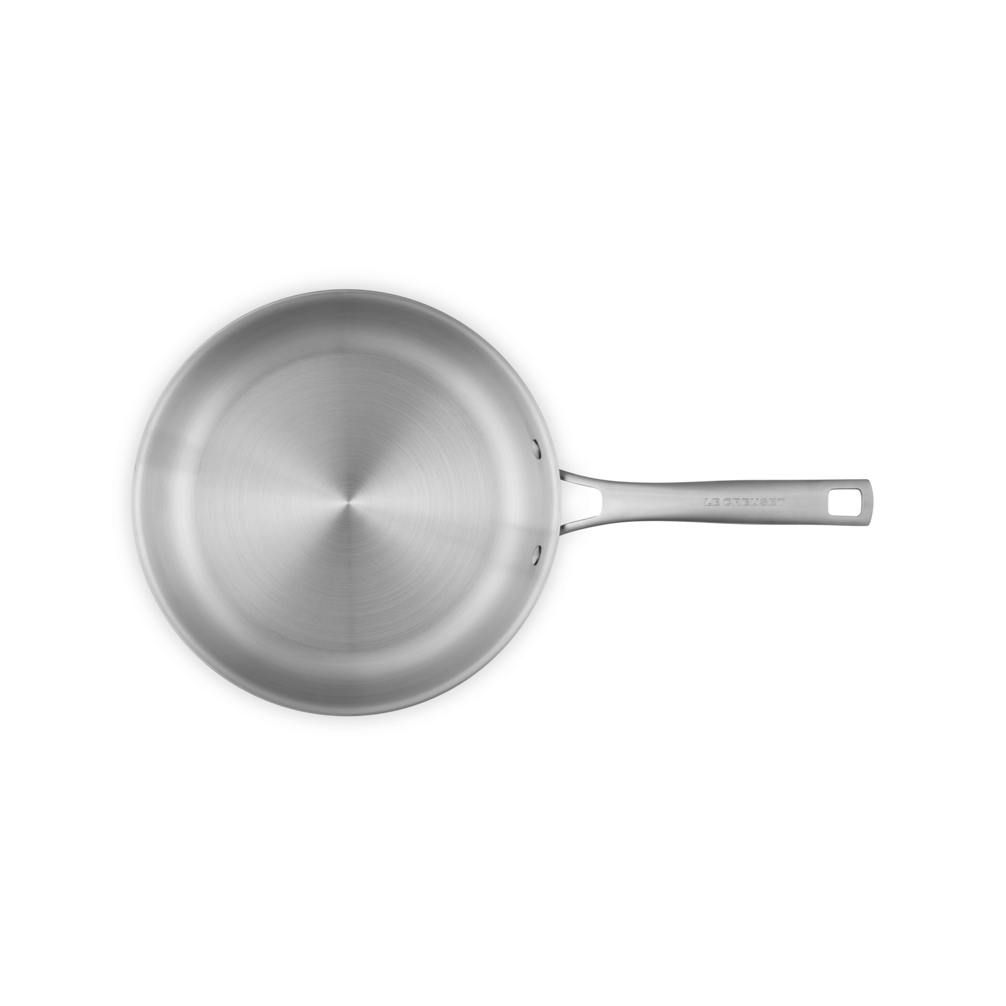 Frigideira de aço inoxidável 3-ply Essential Le Creuset Cinzento-3
