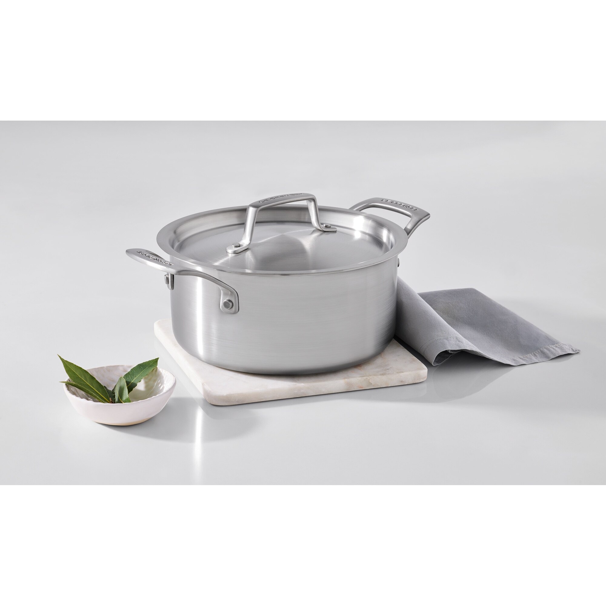 Caçarola de aço inoxidável 3-ply Essential Le Creuset Cinzento-6