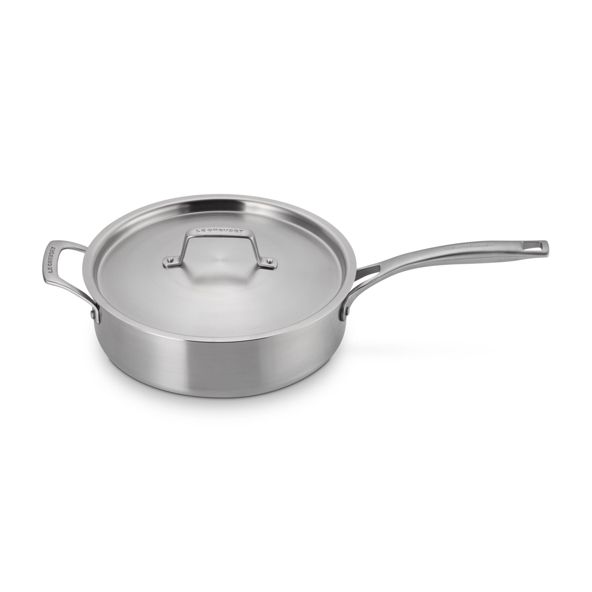 Frigideira Sauté de aço inoxidável 3-ply Essential Le Creuset Cinzento-2