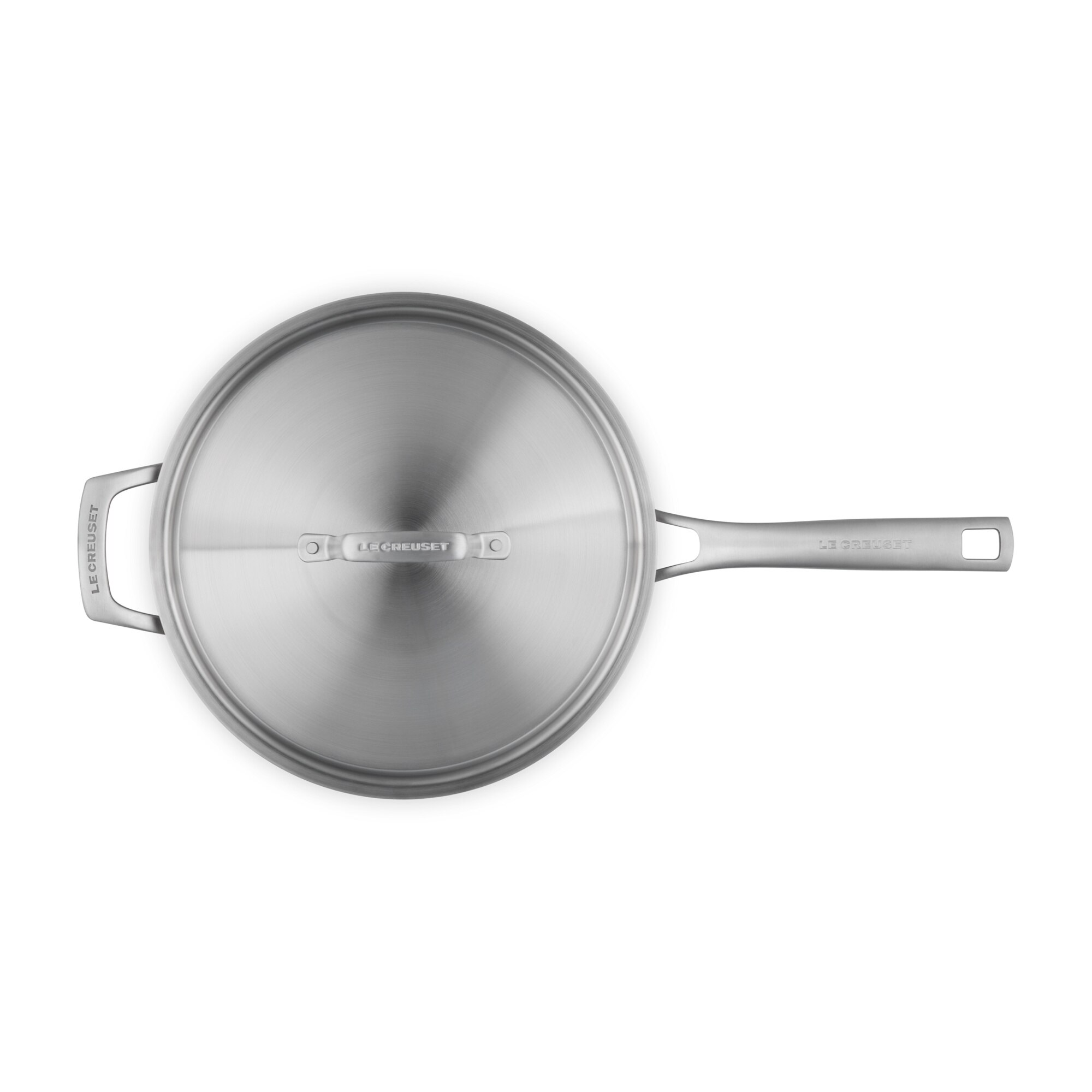 Frigideira Sauté de aço inoxidável 3-ply Essential Le Creuset Cinzento-4